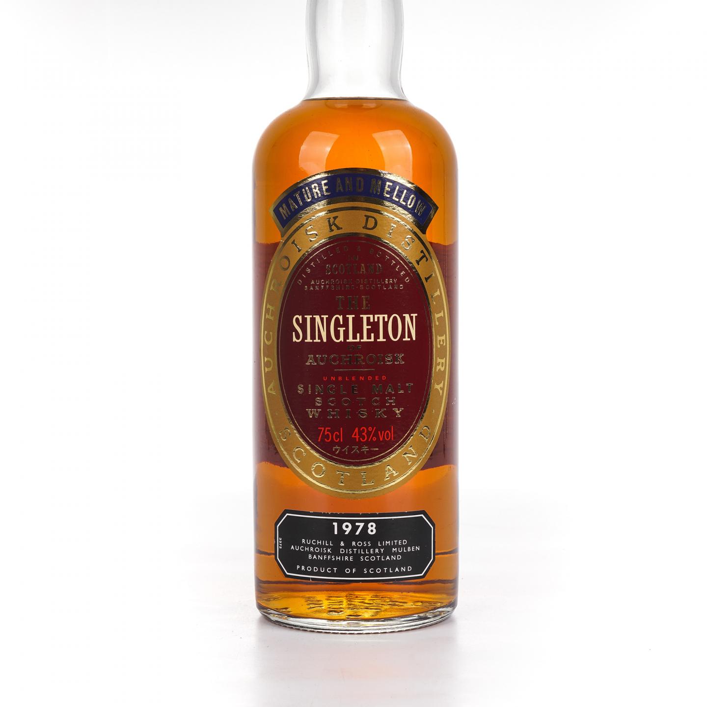Auchroisk 奥克罗斯克 1978-1990 Singleton 750ml