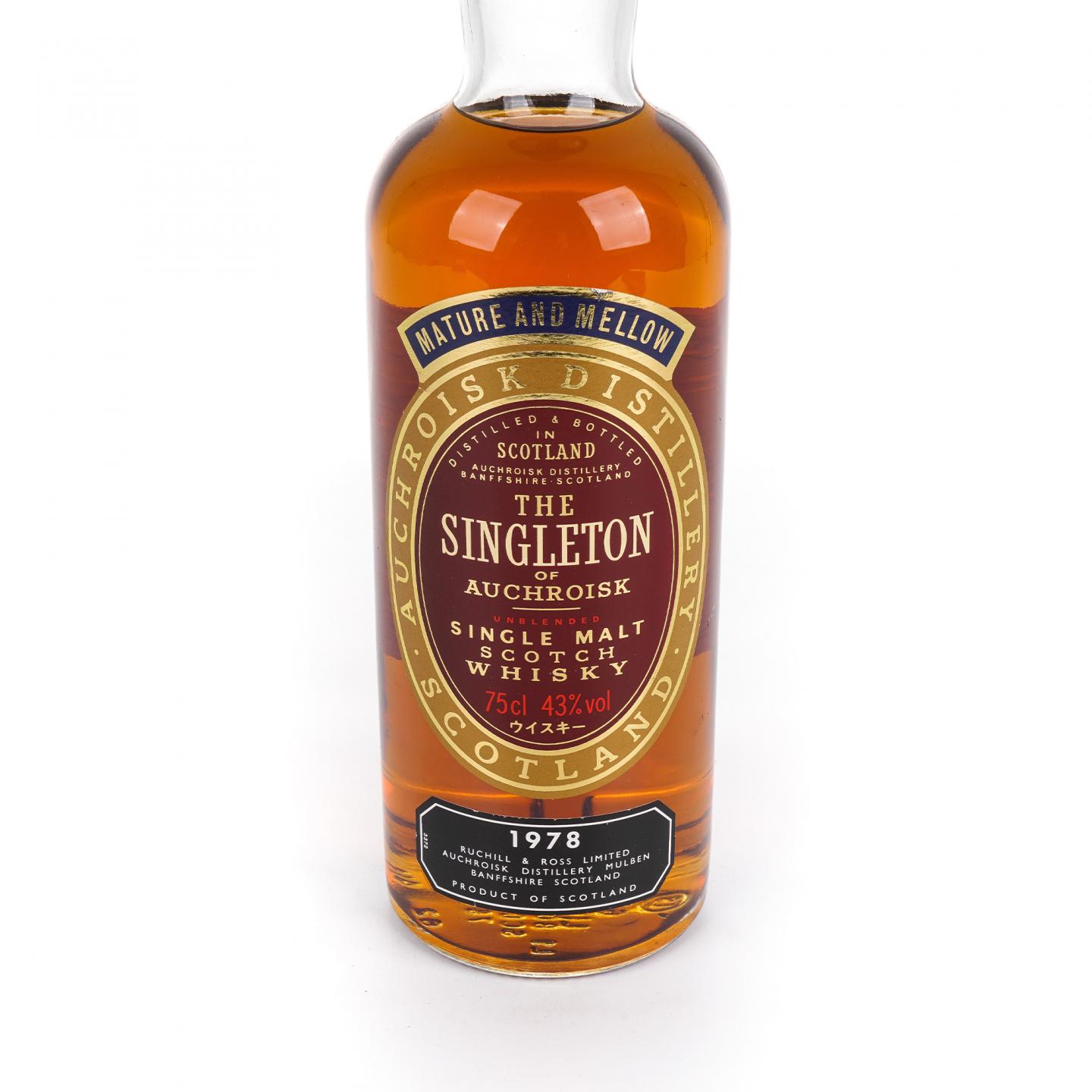 Auchroisk 奥克罗斯克 1978-1990 Singleton 750ml