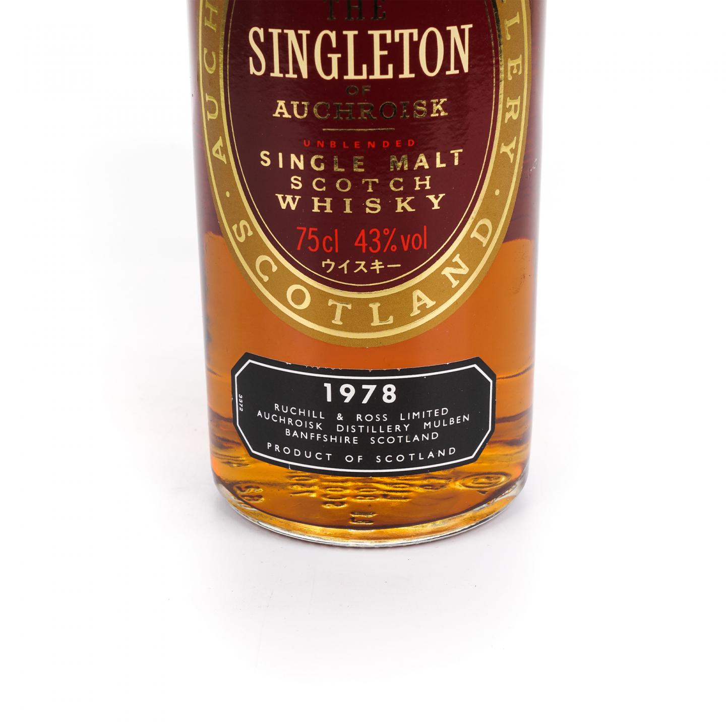 Auchroisk 奥克罗斯克 1978-1990 Singleton 750ml