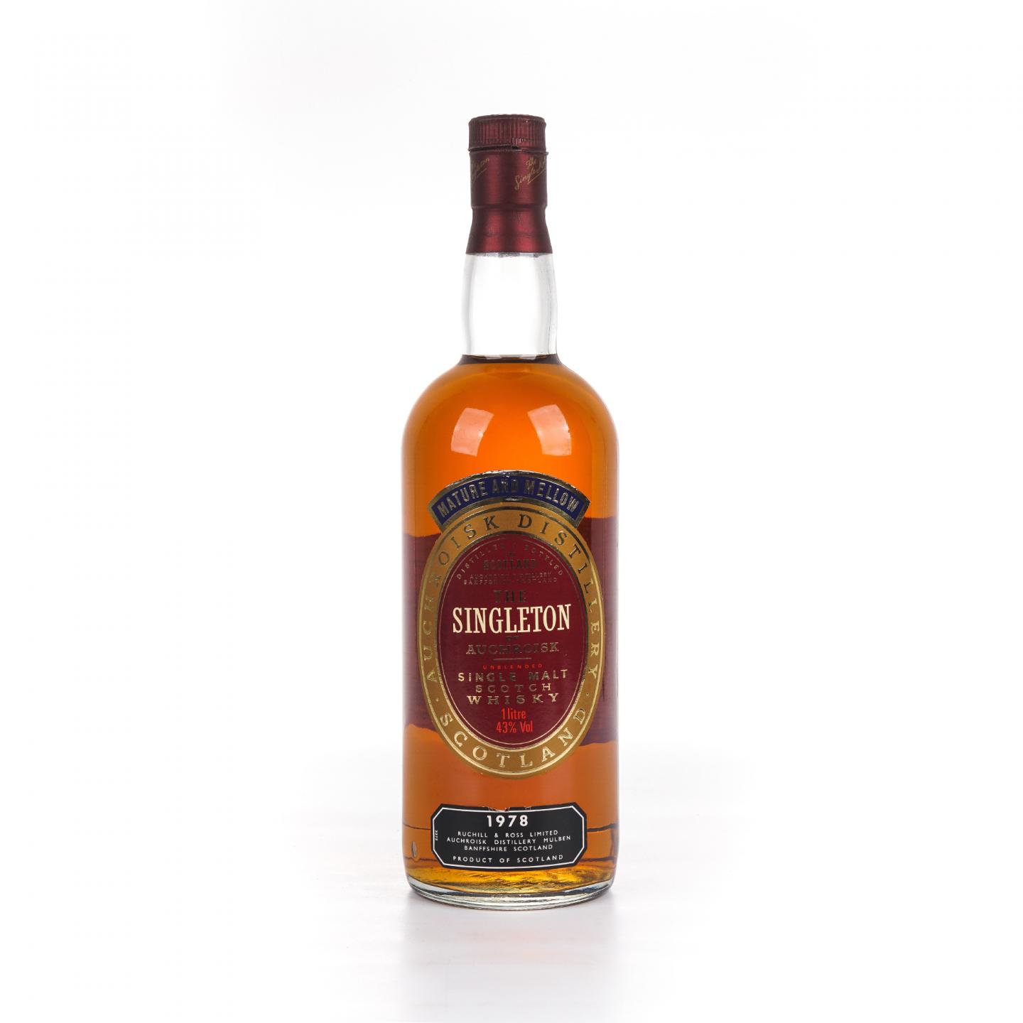 Auchroisk 奥克罗斯克 1978 Singleton 1升装