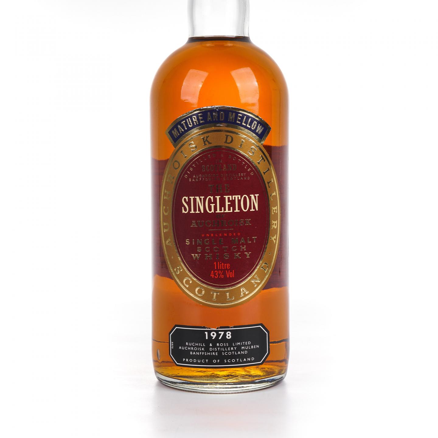 Auchroisk 奥克罗斯克 1978 Singleton 1升装