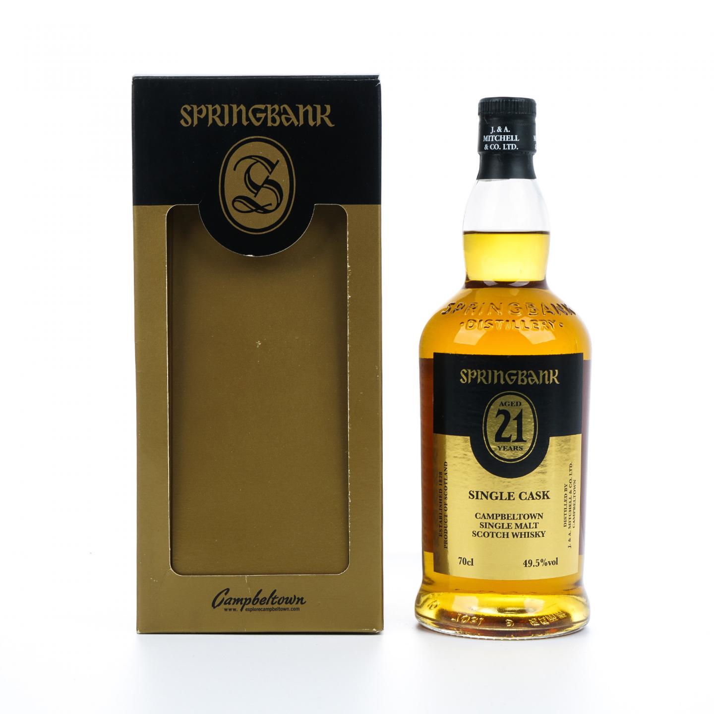 Springbank 云顶 21年 2016 单桶