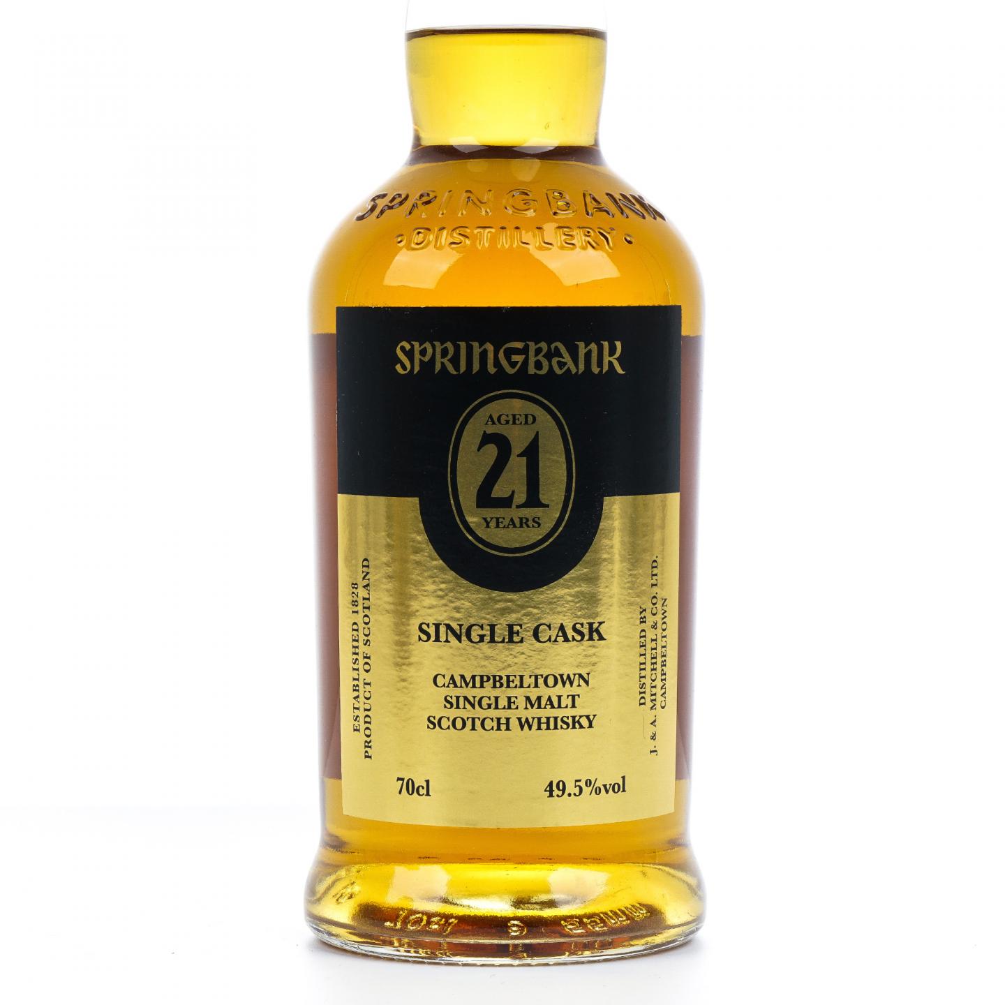 Springbank 云顶 21年 2016 单桶