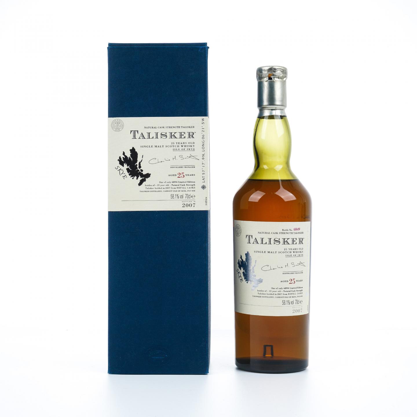 Talisker 泰斯卡 25年 2007 SR