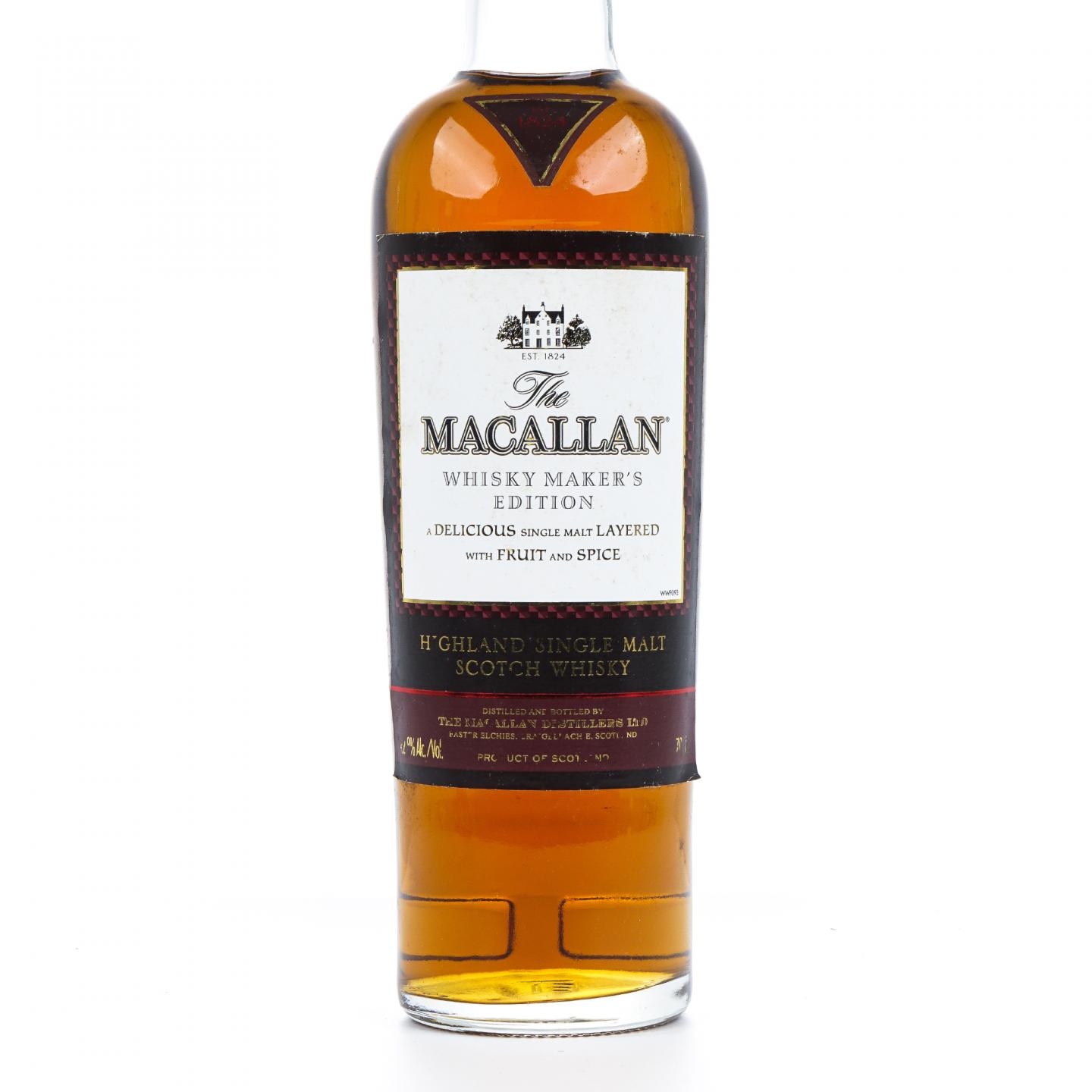 Macallan 麦卡伦 1824系列 Whisky Maker's Edition