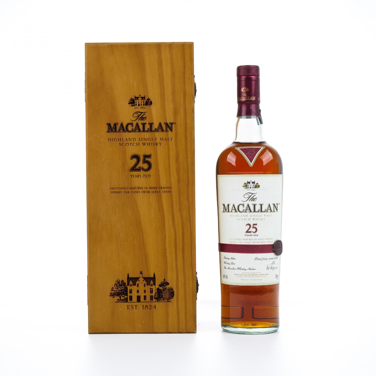Macallan 麦卡伦 25年 雪莉桶 红腰带