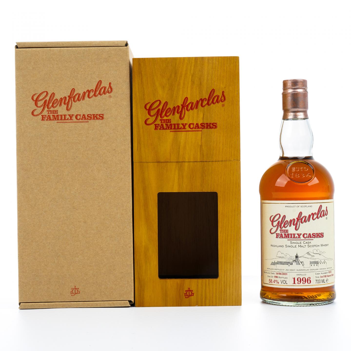 Glenfarclas 格兰花格 1996-2021 家族桶 雪莉单桶#8312