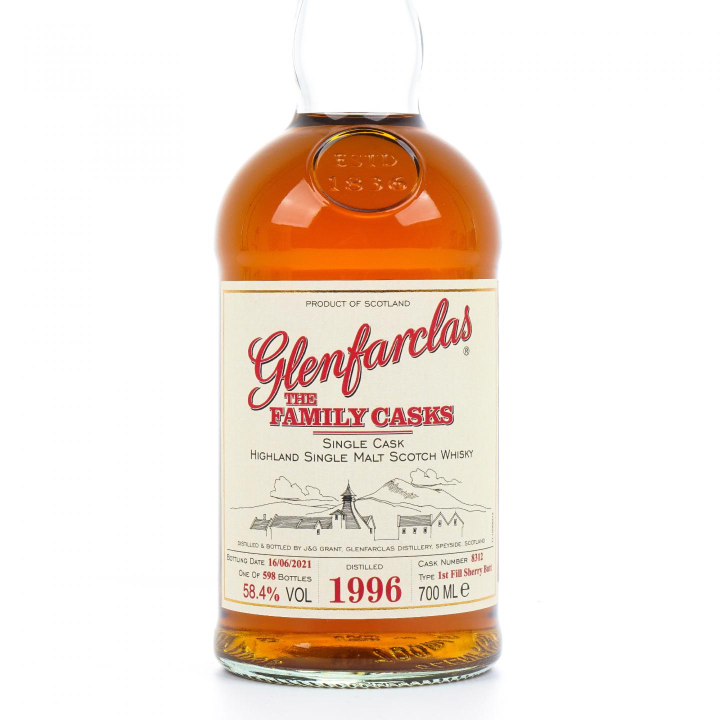 Glenfarclas 格兰花格 1996-2021 家族桶 雪莉单桶#8312