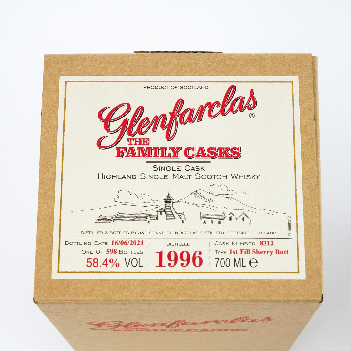 Glenfarclas 格兰花格 1996-2021 家族桶 雪莉单桶#8312