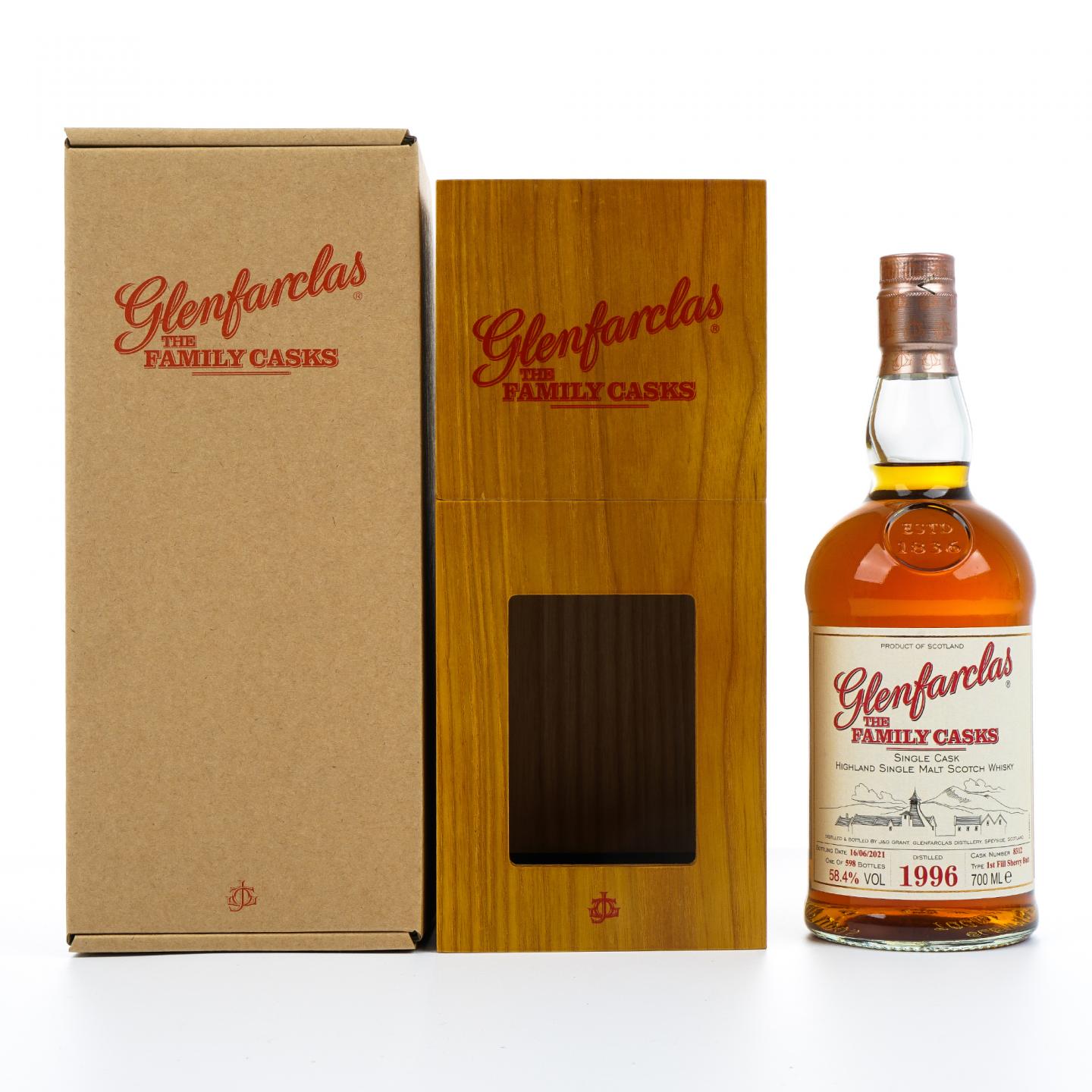 Glenfarclas 格兰花格 1996-2021 雪莉单桶#8312 家族桶