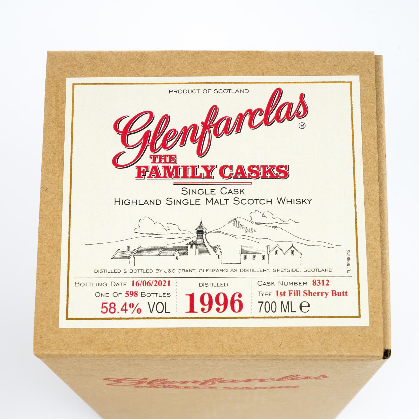 Glenfarclas 格兰花格 1996-2021 雪莉单桶#8312 家族桶