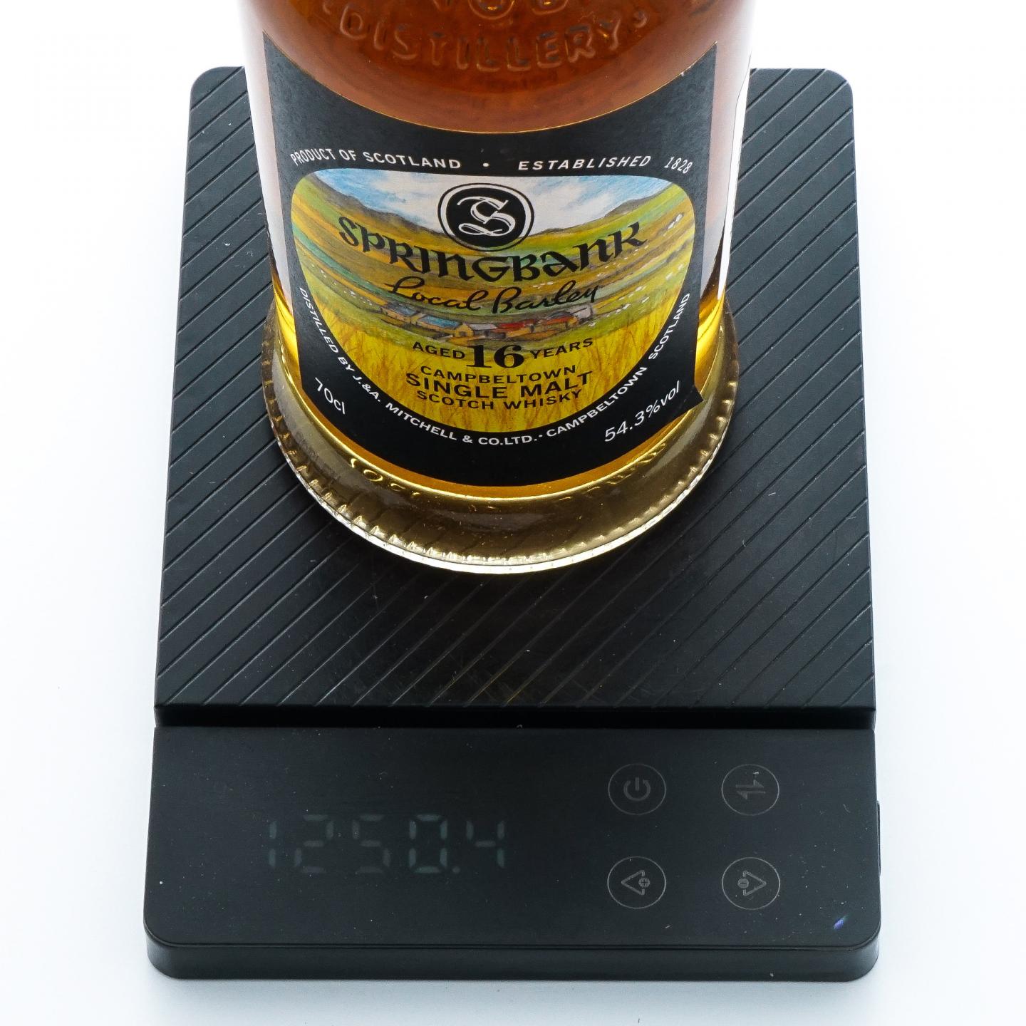 Springbank 云顶 16年 1999-2016 本地大麦 54.3%