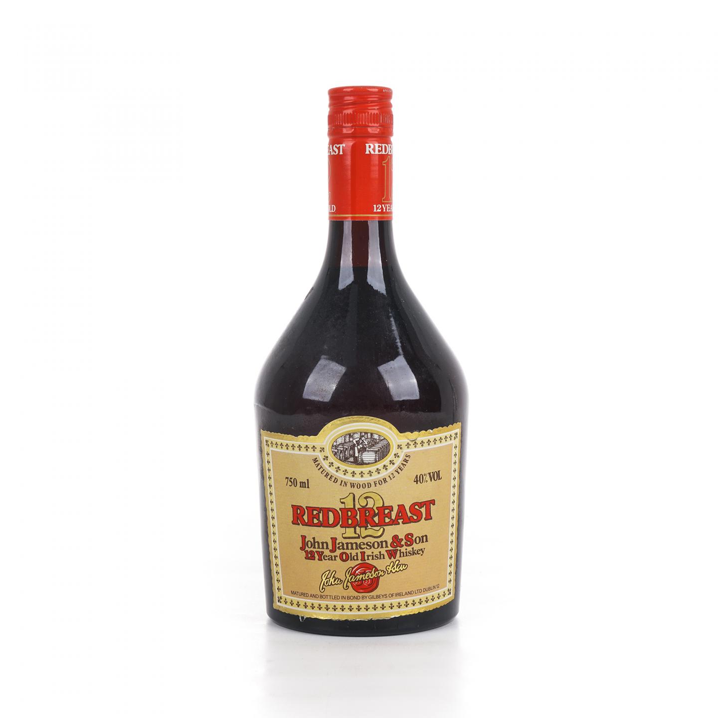 Redbreast 知更鸟 12年 爱尔兰威士忌 John Jameson&Son 750ml