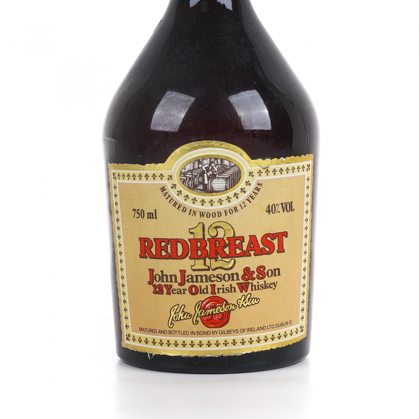 Redbreast 知更鸟 12年 爱尔兰威士忌 John Jameson&Son 750ml