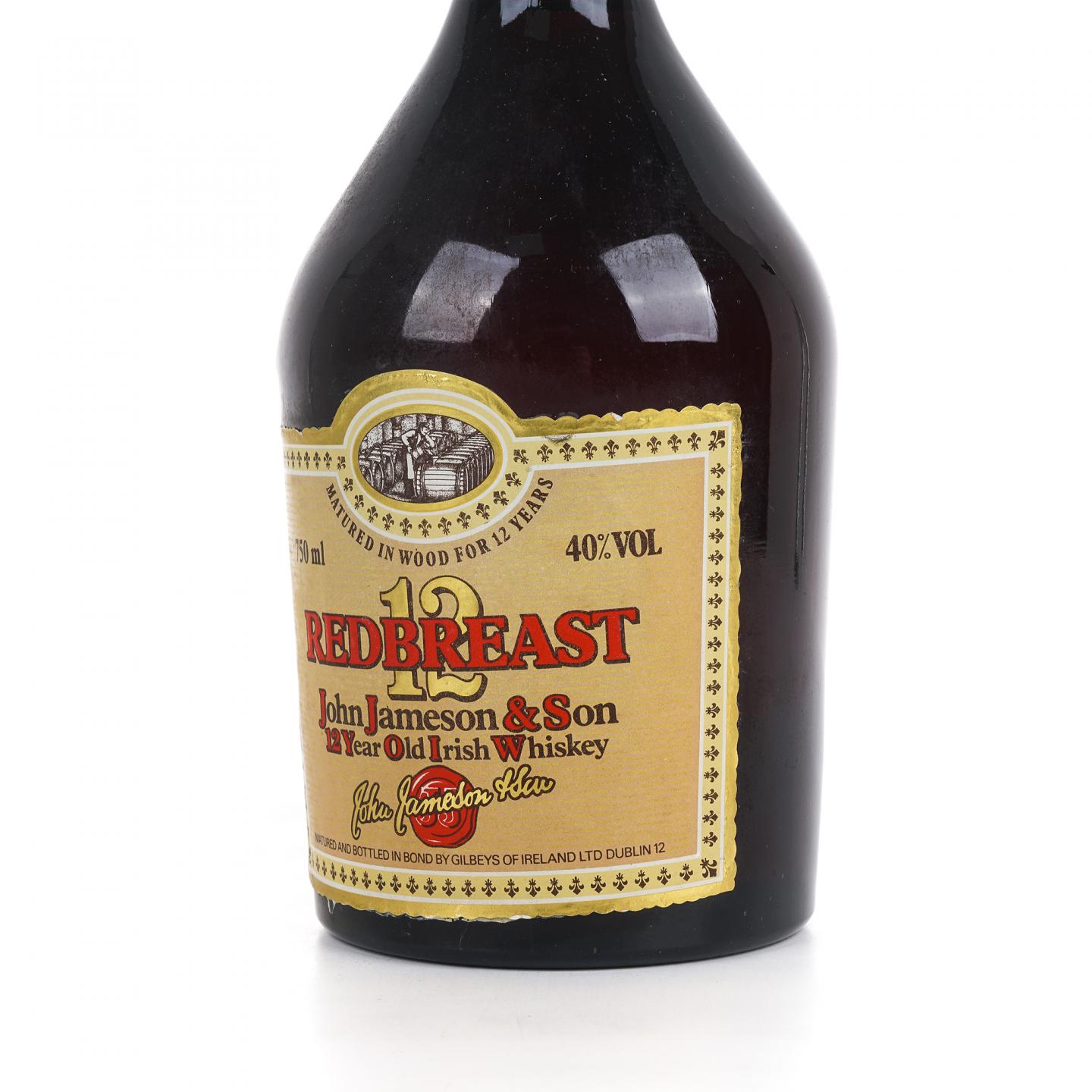 Redbreast 知更鸟 12年 爱尔兰威士忌 John Jameson&Son 750ml