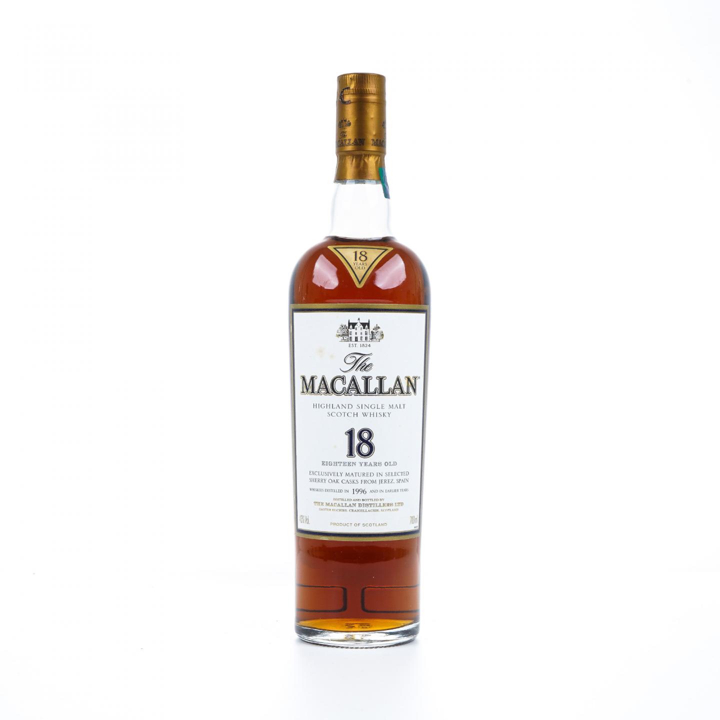 Macallan 麦卡伦 18年 1996 雪莉桶 700ml
