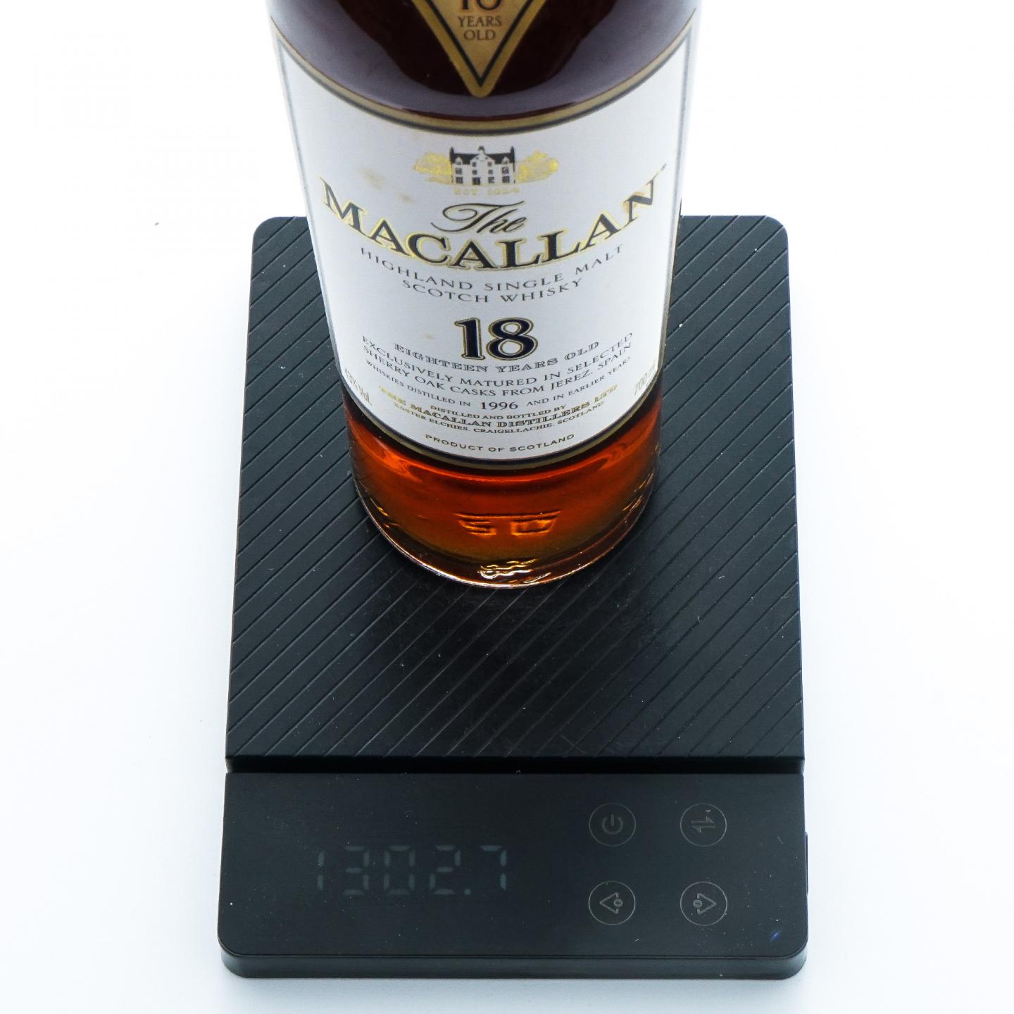 Macallan 麦卡伦 18年 1996 雪莉桶 700ml