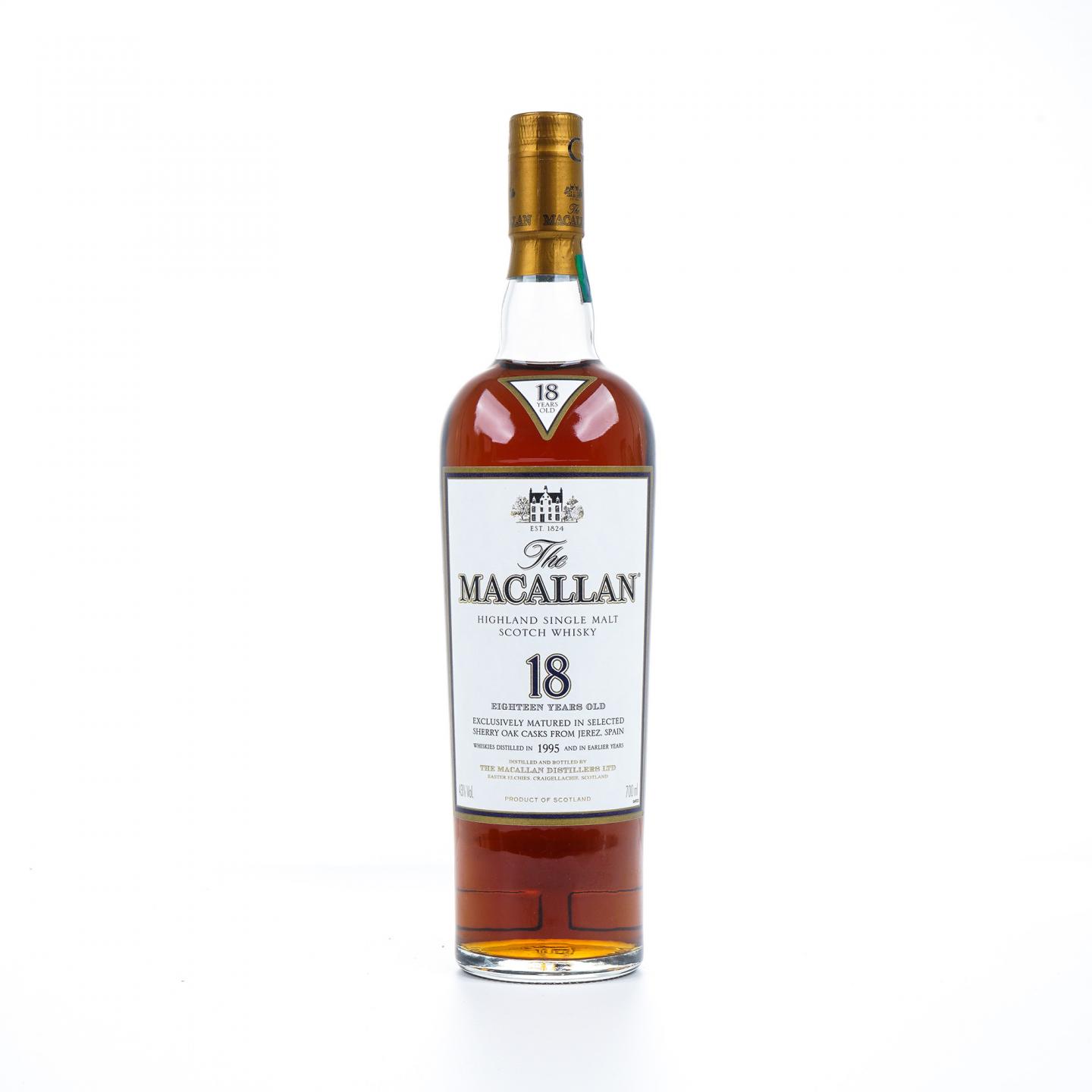 Macallan 麦卡伦 18年 1995 雪莉桶