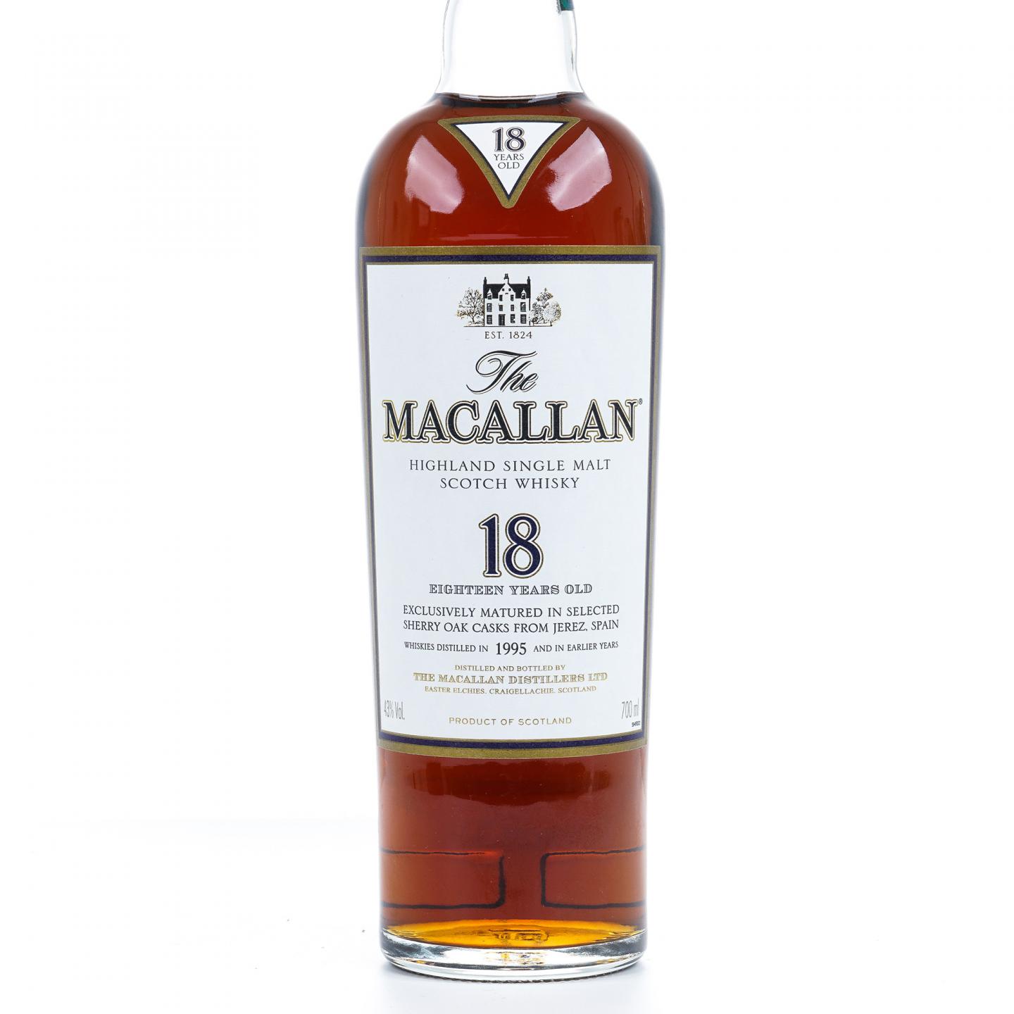 Macallan 麦卡伦 18年 1995 雪莉桶