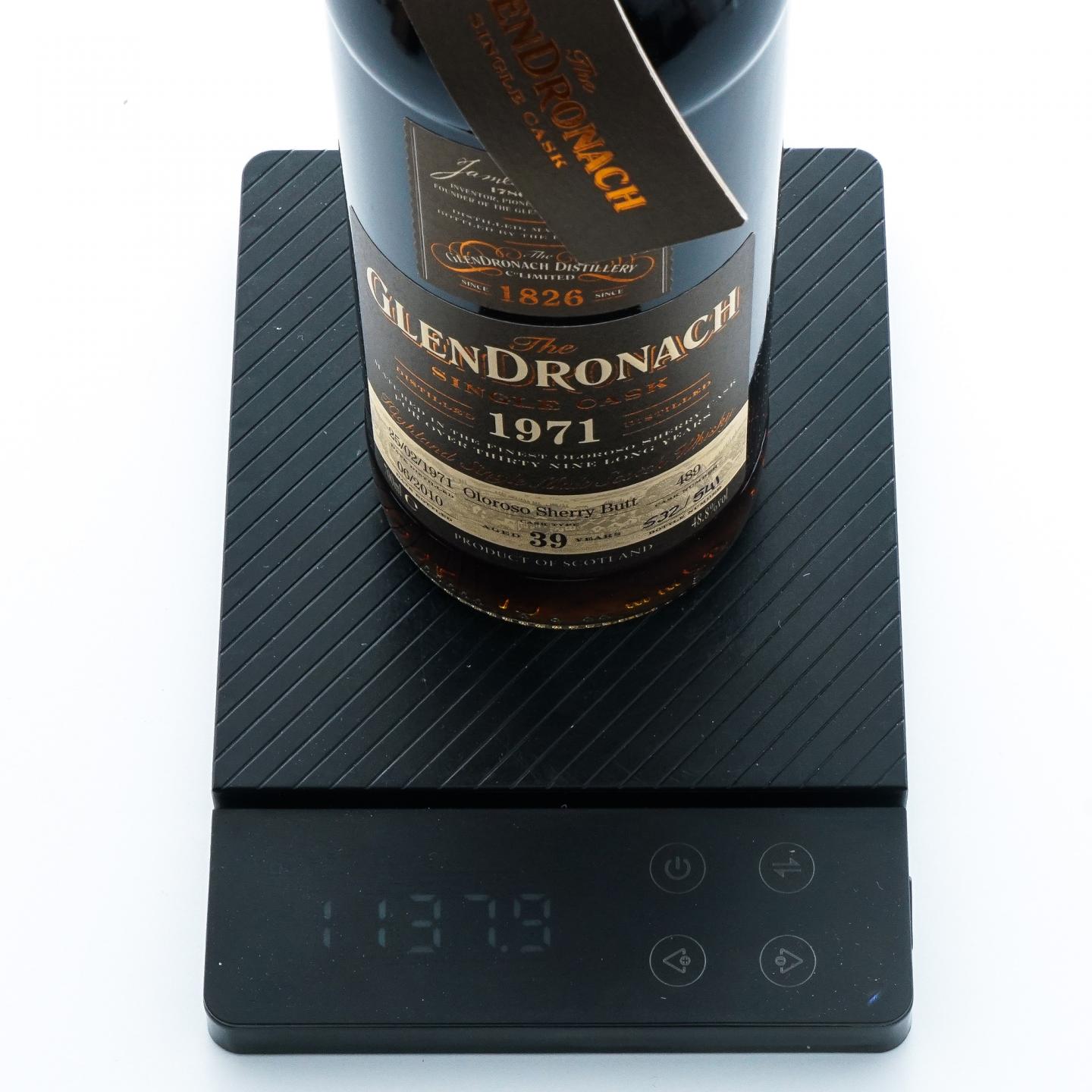 Glendronach 格兰多纳 39年 1971-2010 雪莉单桶#489