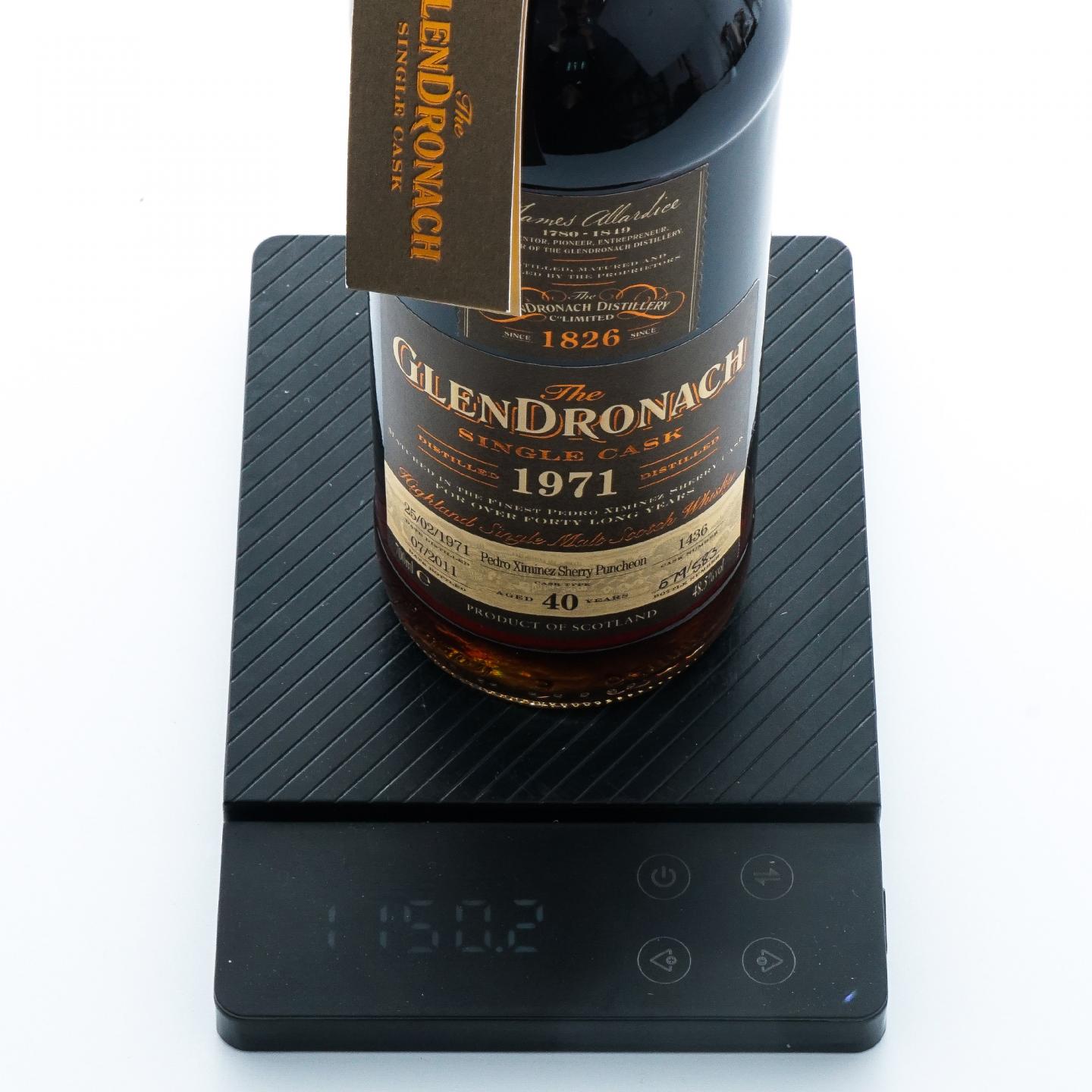 Glendronach 格兰多纳 40年 1971-2011 雪莉单桶#1436 700ml