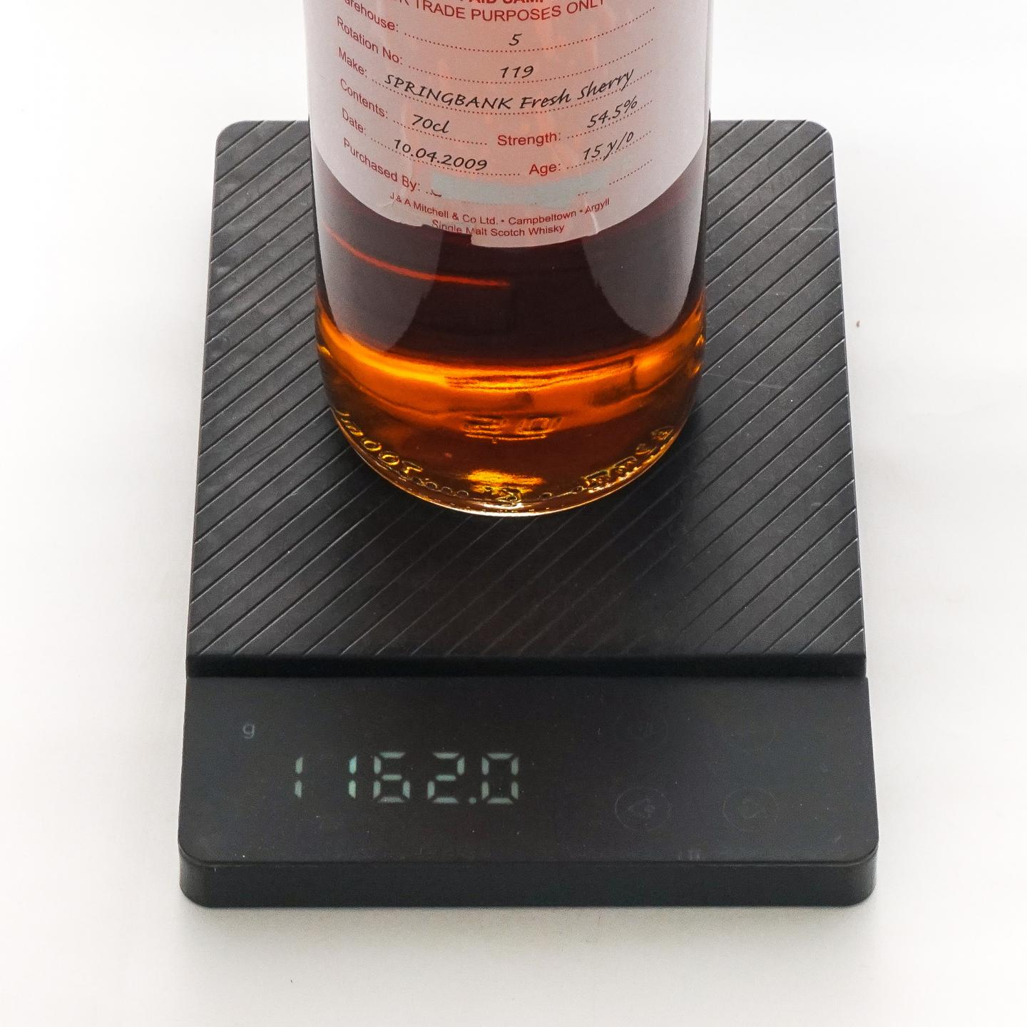 Springbank 云顶 15年 2009 完税瓶 新鲜雪莉桶