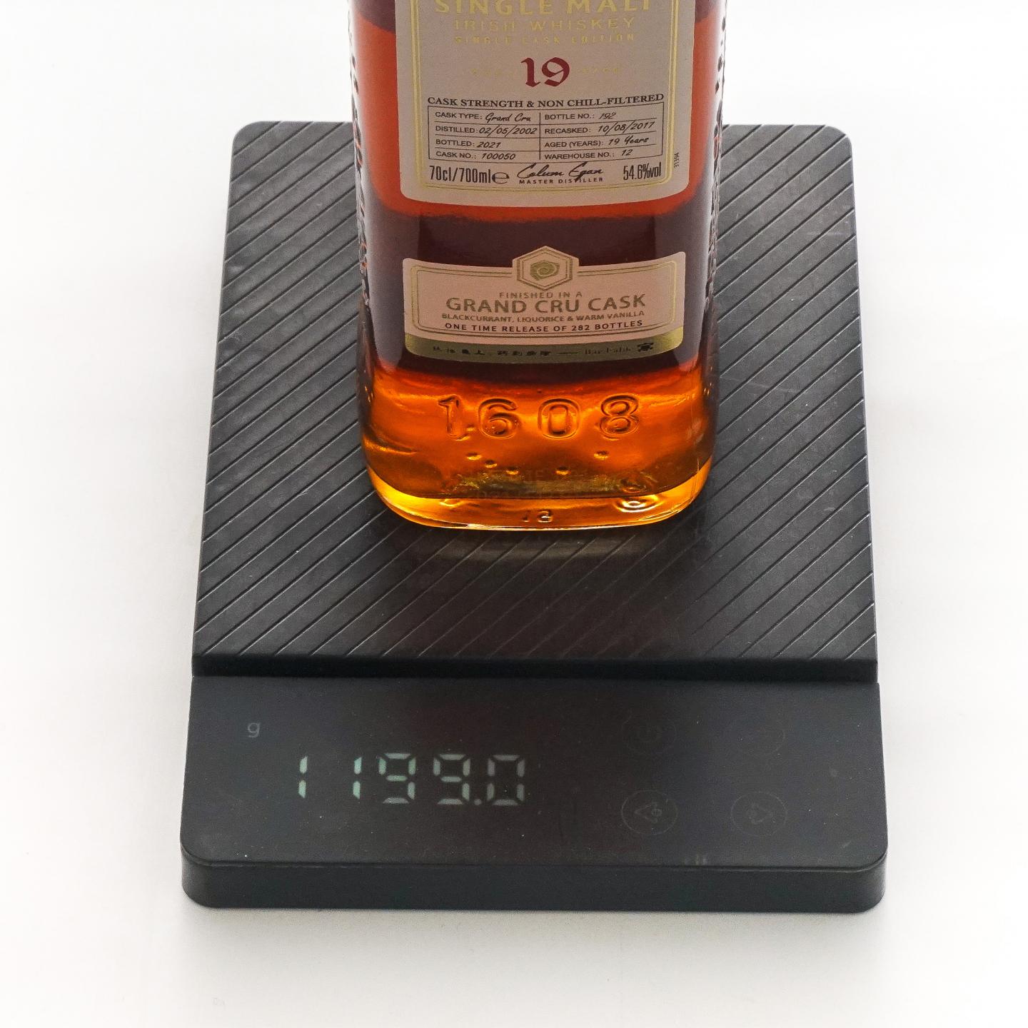 Bushmills 布什米尔 19年 2002-2021 单桶#100050 行货