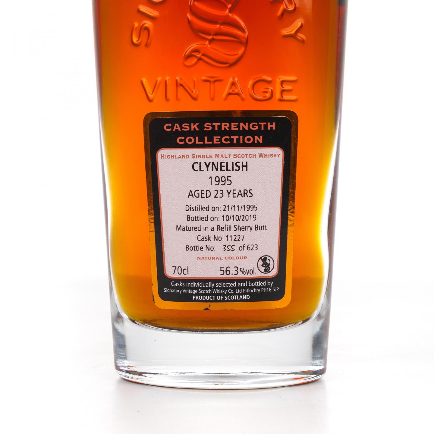 Clynelish 克里尼利基 23年 1995-2019 SV 再填雪莉桶#11227