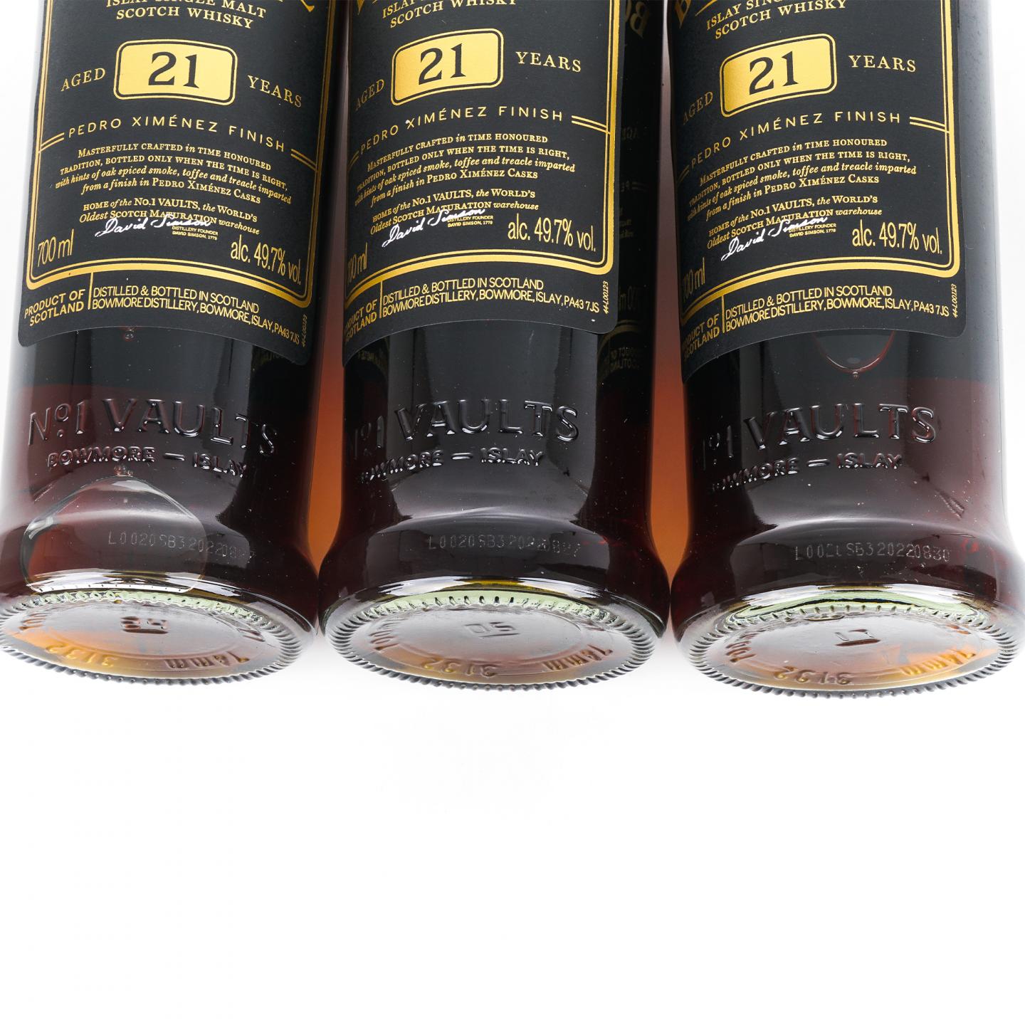 Bowmore 波摩 21年 PX雪莉桶后熟 6支组