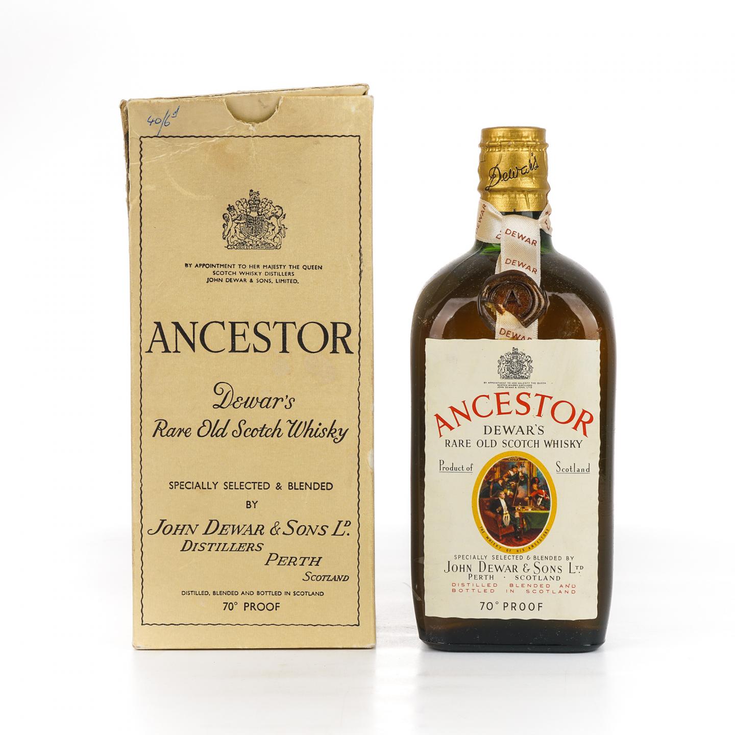 Dewar’s 帝王 弹弓头 Ancestor 调和 Rare Old Scotch Whisky