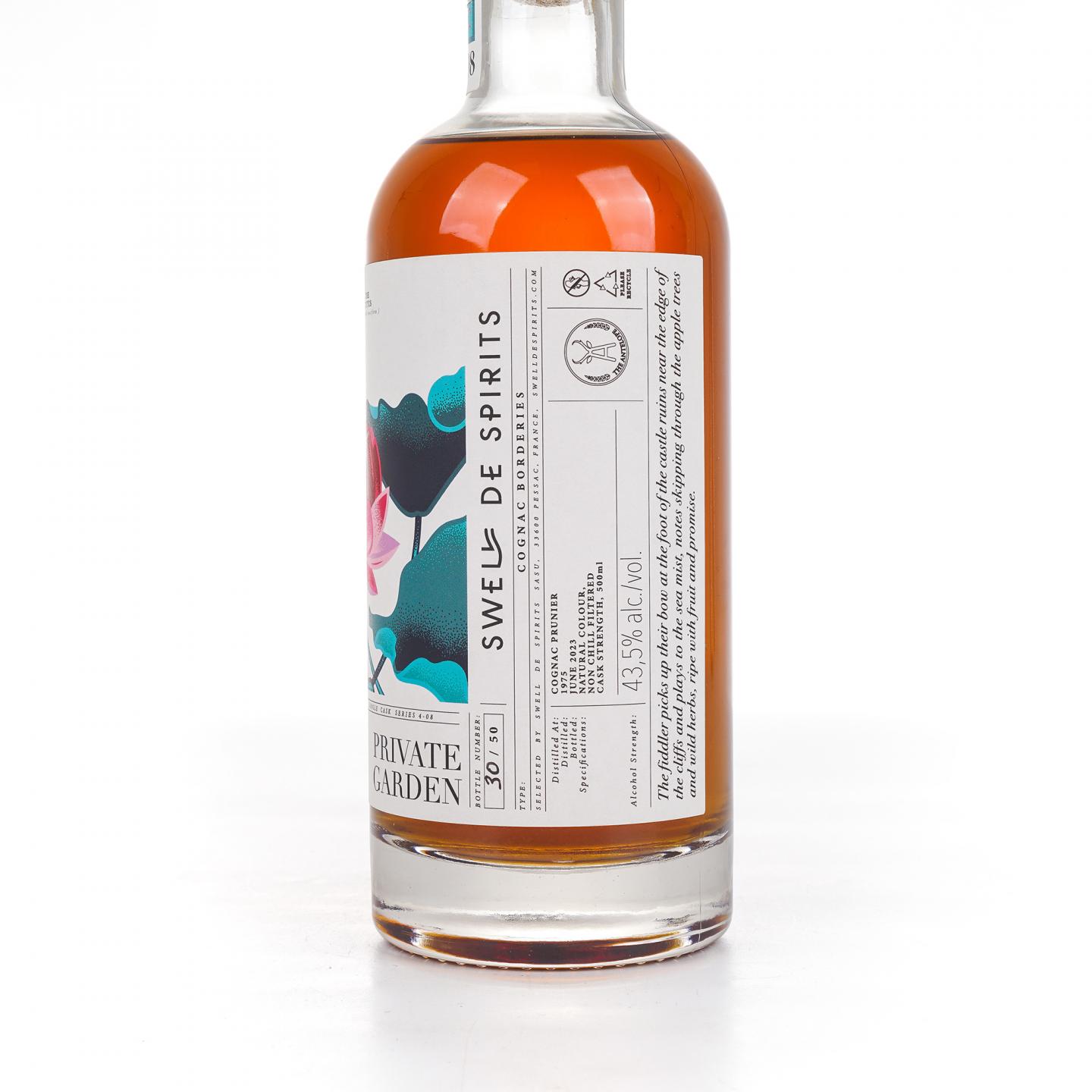 Cognac Prunier普尼耶干邑 1975 边林区 桶强干邑 Swell de Spirits 500ml