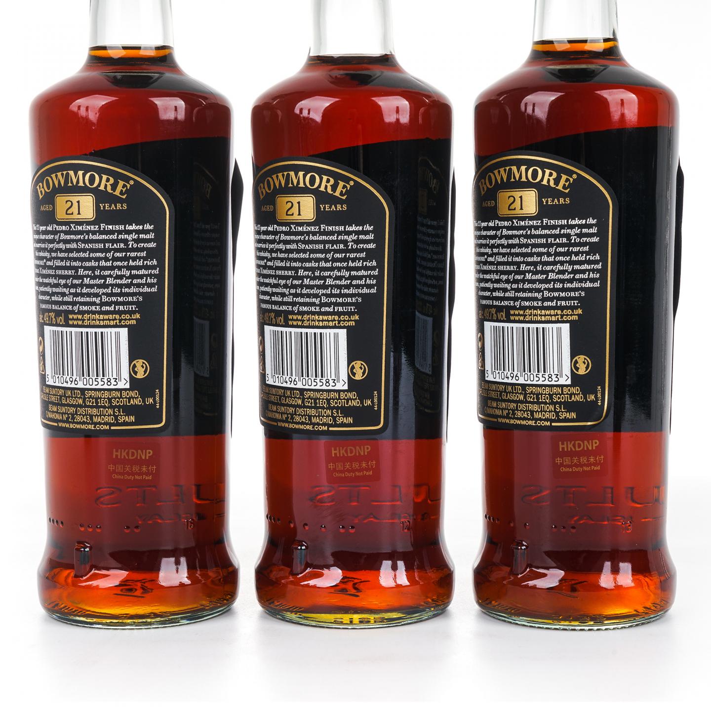 Bowmore 波摩 21年 PX雪莉桶后熟 6瓶组