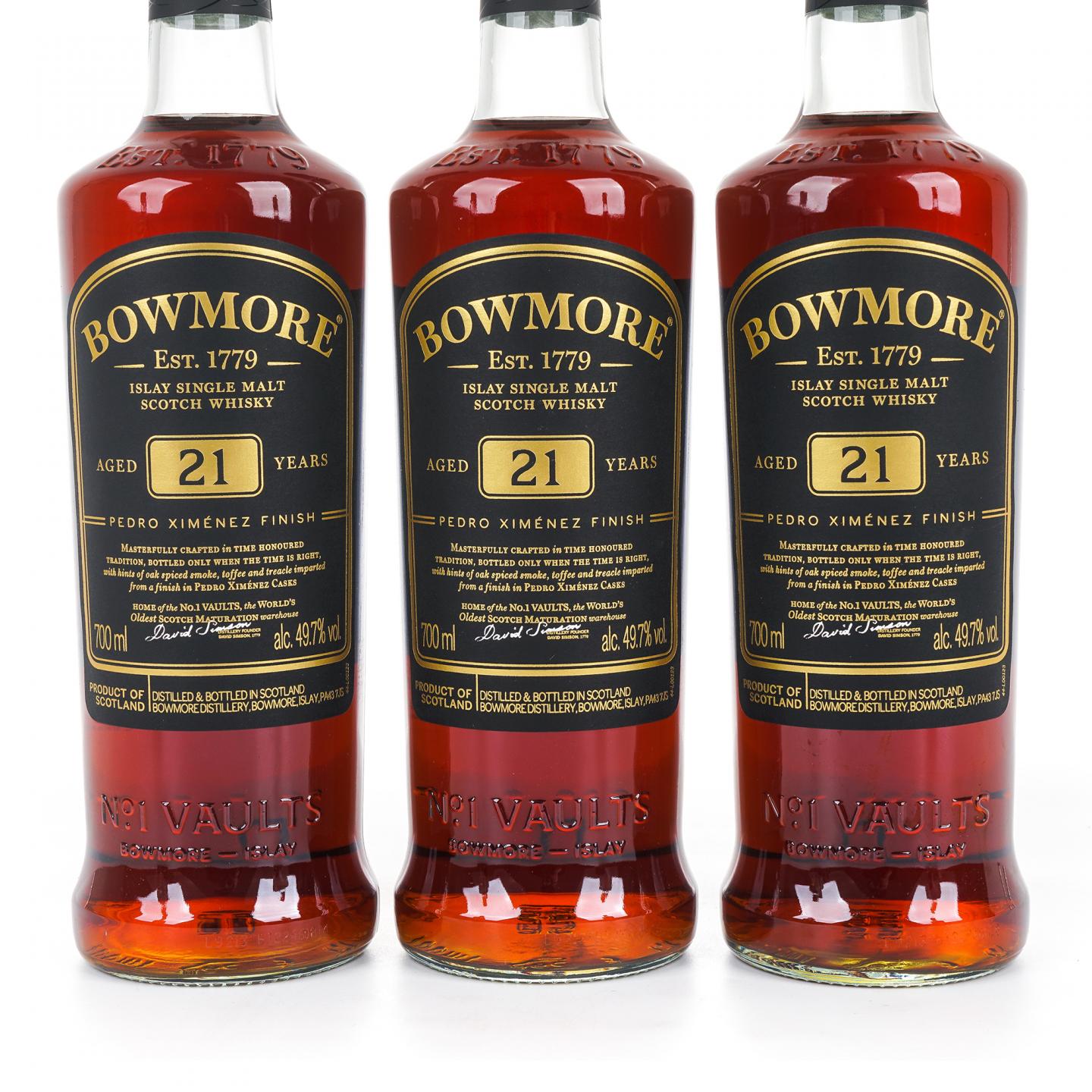 Bowmore 波摩 21年 PX雪莉桶后熟 6瓶组