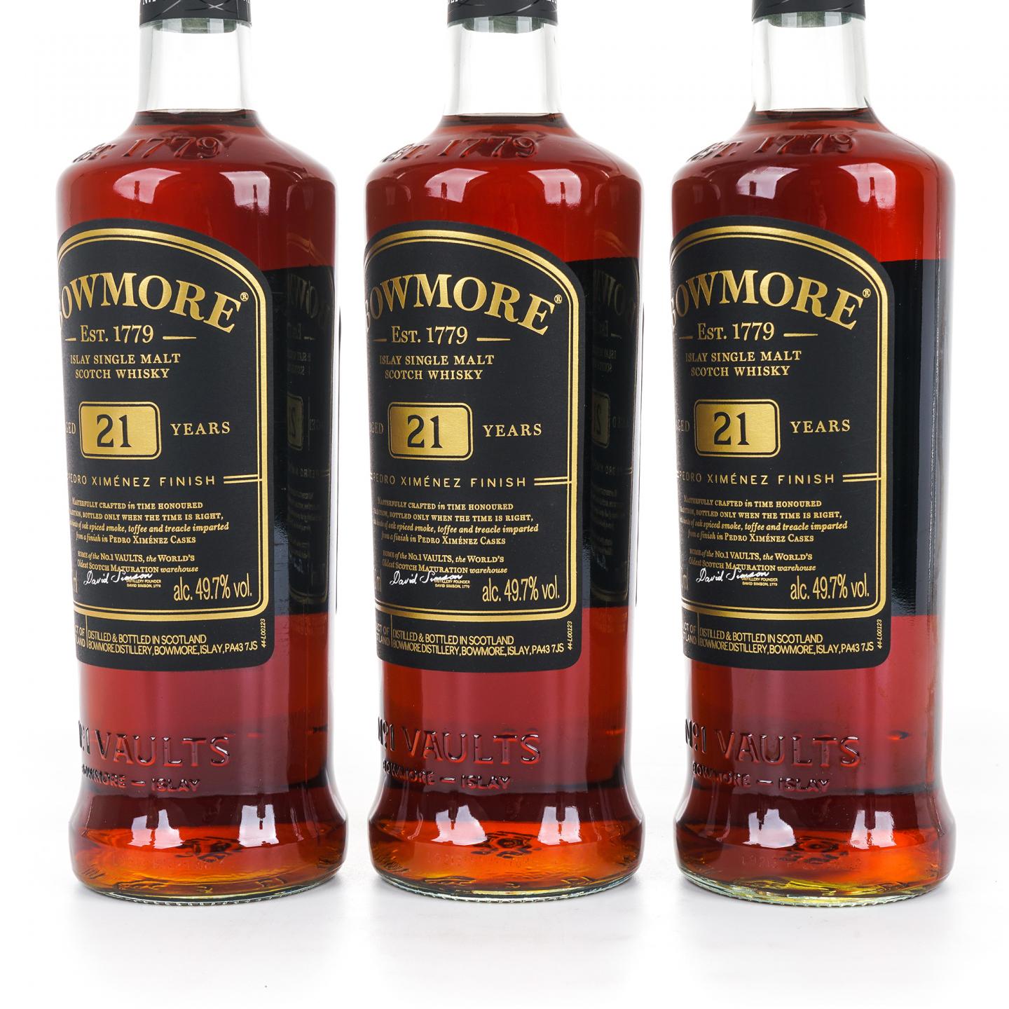 Bowmore 波摩 21年 PX雪莉桶后熟 6瓶组