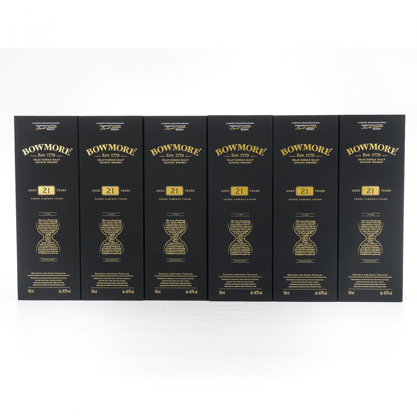 Bowmore 波摩 21年 PX雪莉桶后熟 6瓶组