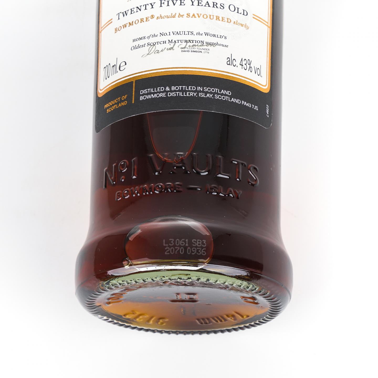 Bowmore 波摩 25年 单麦