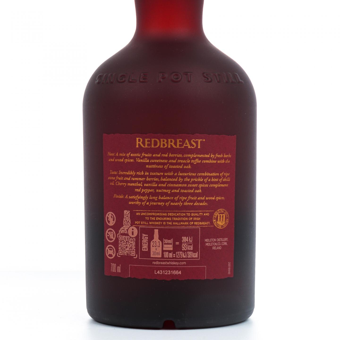 Redbreast 知更鸟 27年 Batch 6