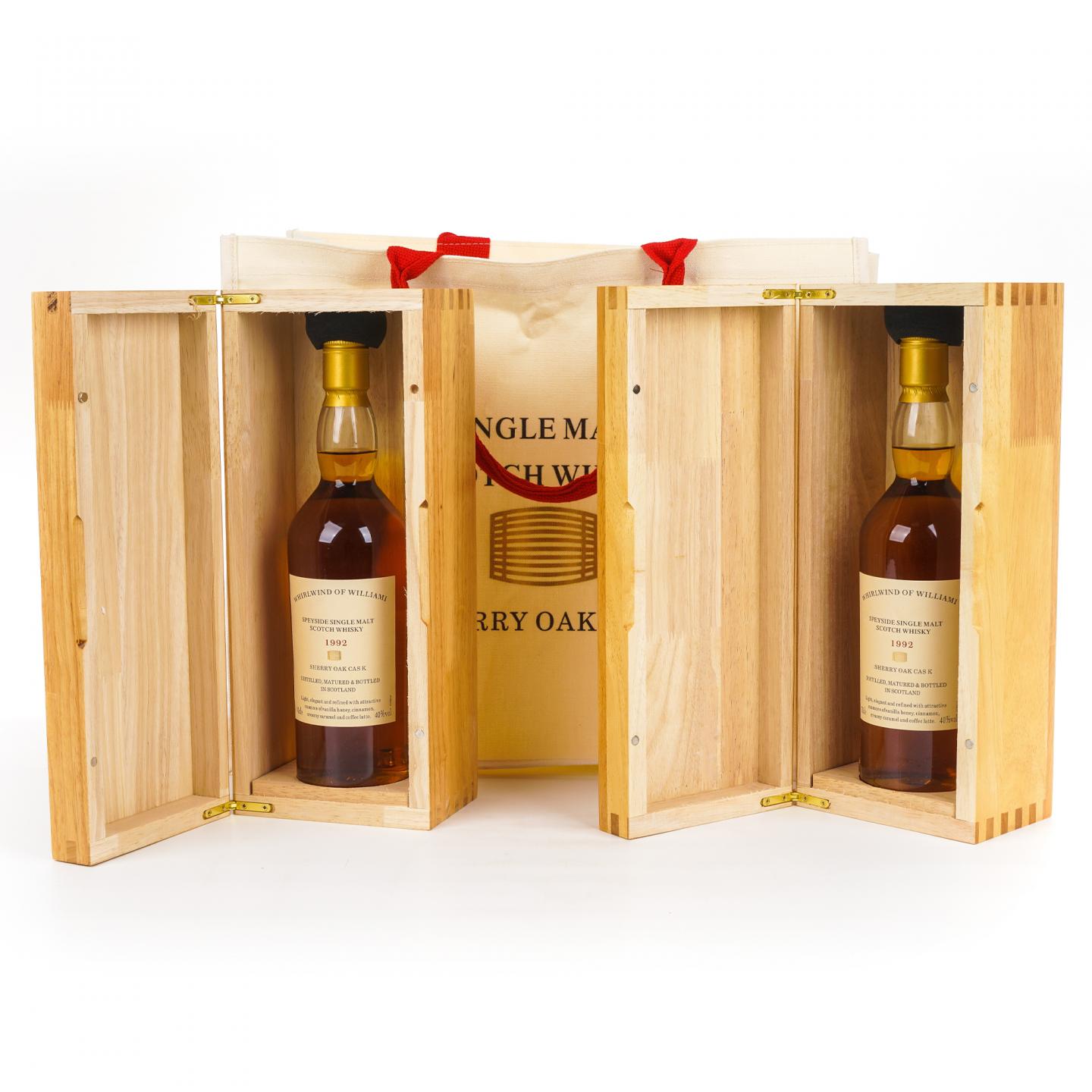 秘密斯佩塞 1992 Whirlwind of Williami 雪莉桶 单麦 2瓶组