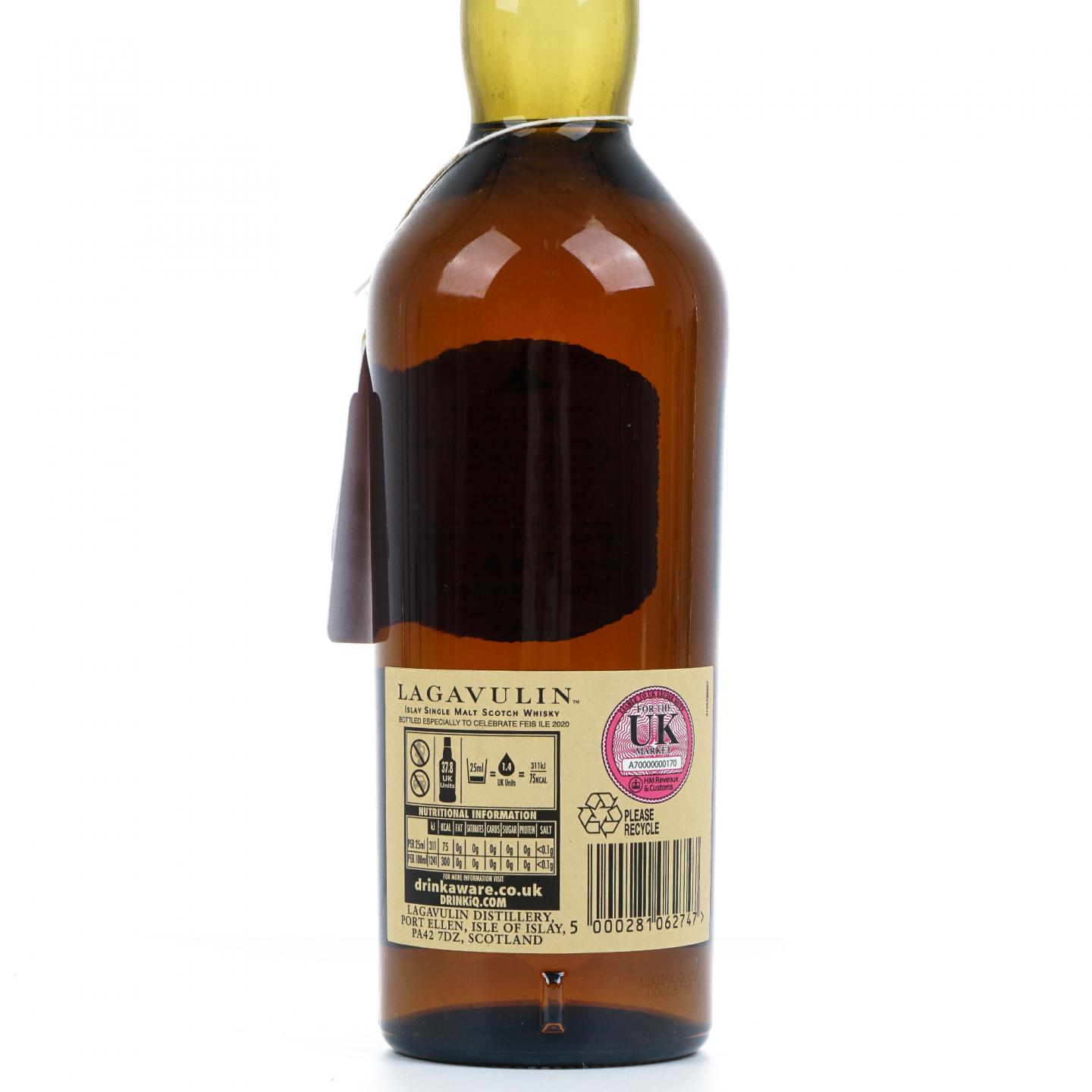 Lagavulin 乐加维林 20年 Feis Ile 2020 雪莉桶