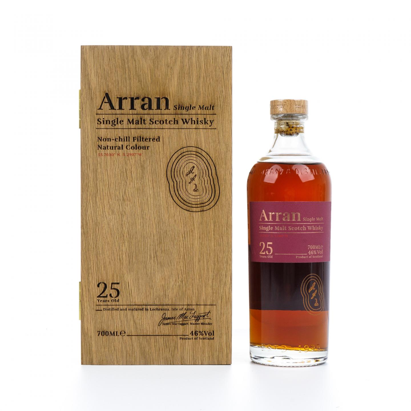 Arran 艾伦 25年 木盒