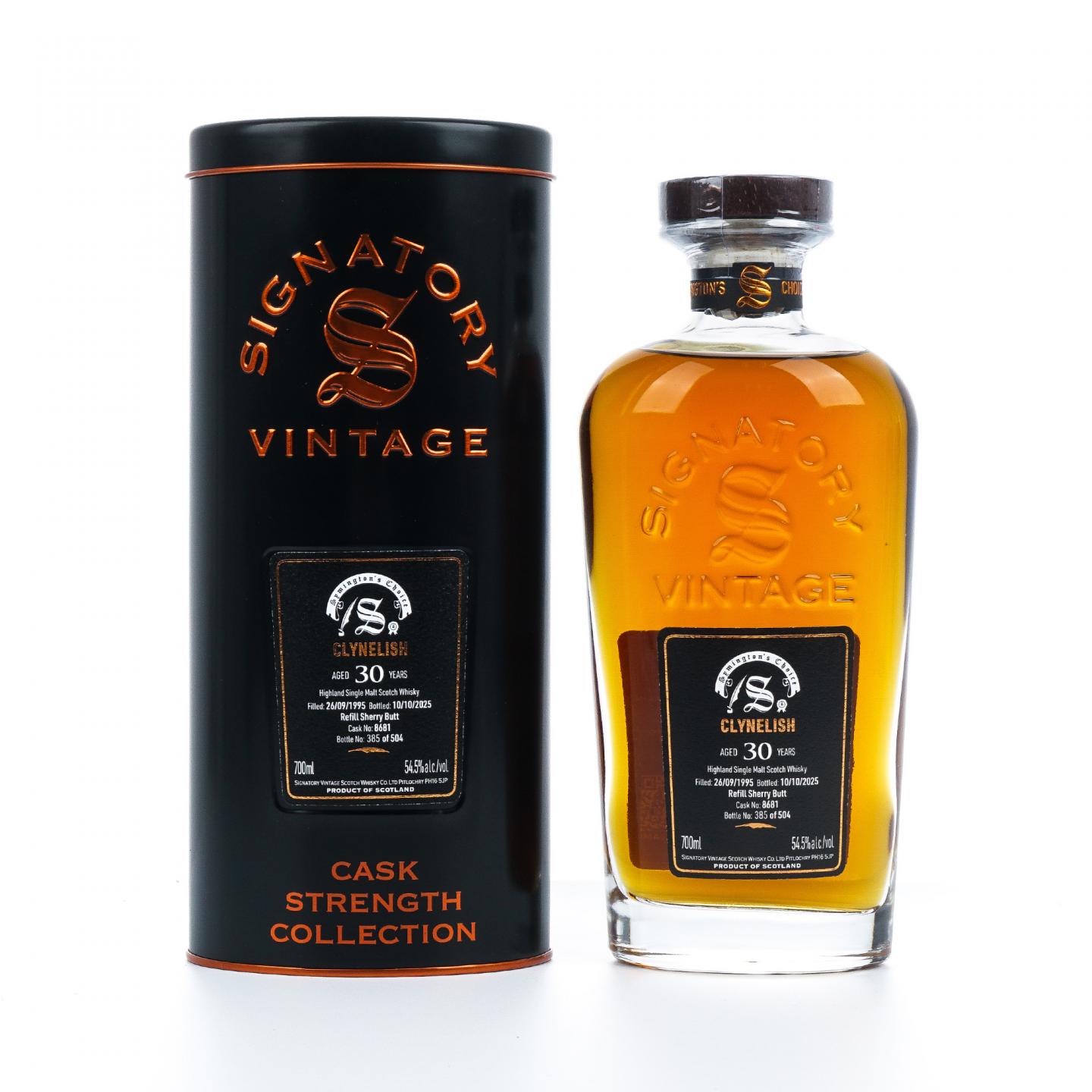 Clynelish 克里尼利基 30年 1995-2025 SV 雪莉桶强