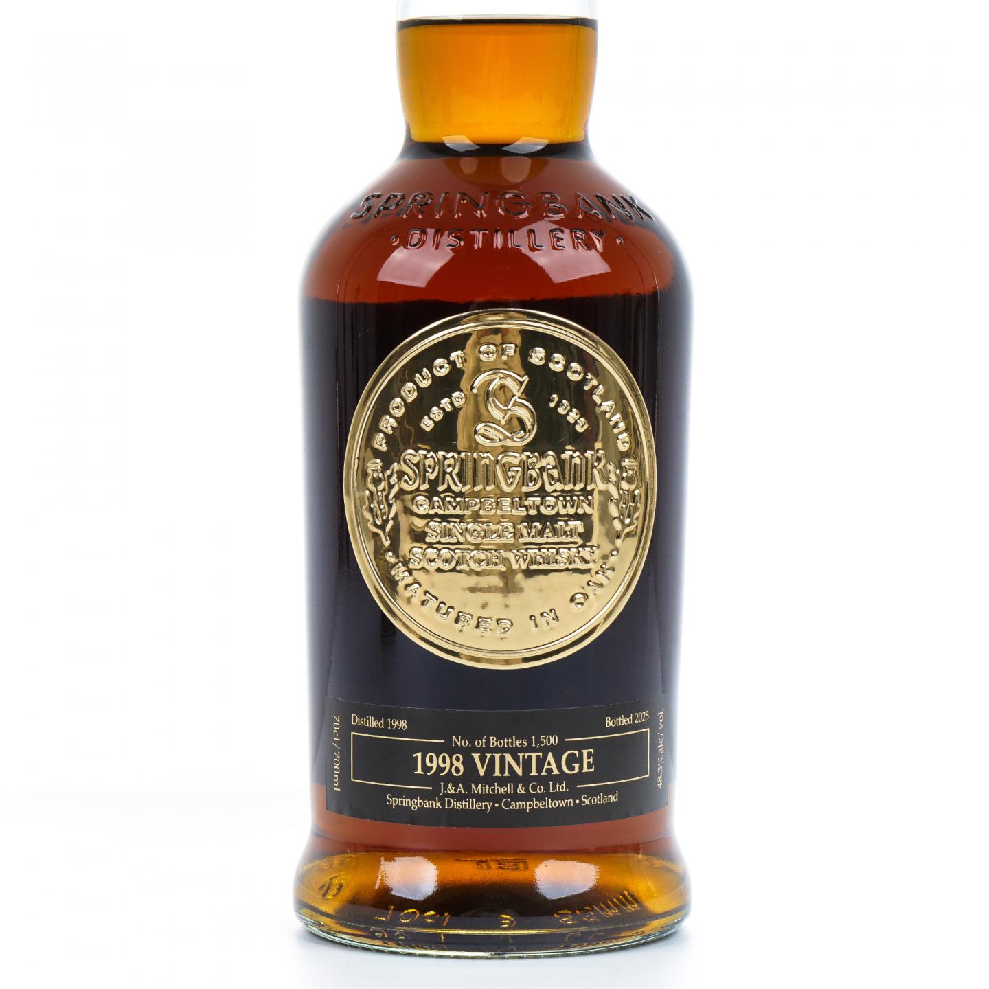 Springbank 云顶 1998-2025 Vintage