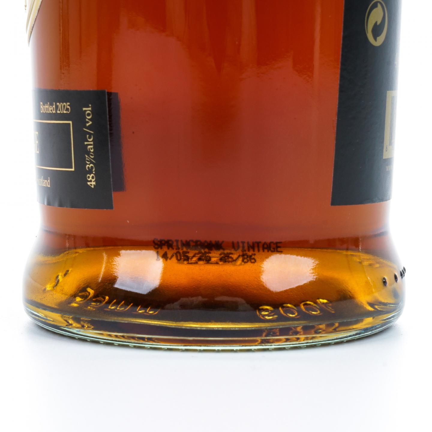 Springbank 云顶 1998-2025 Vintage