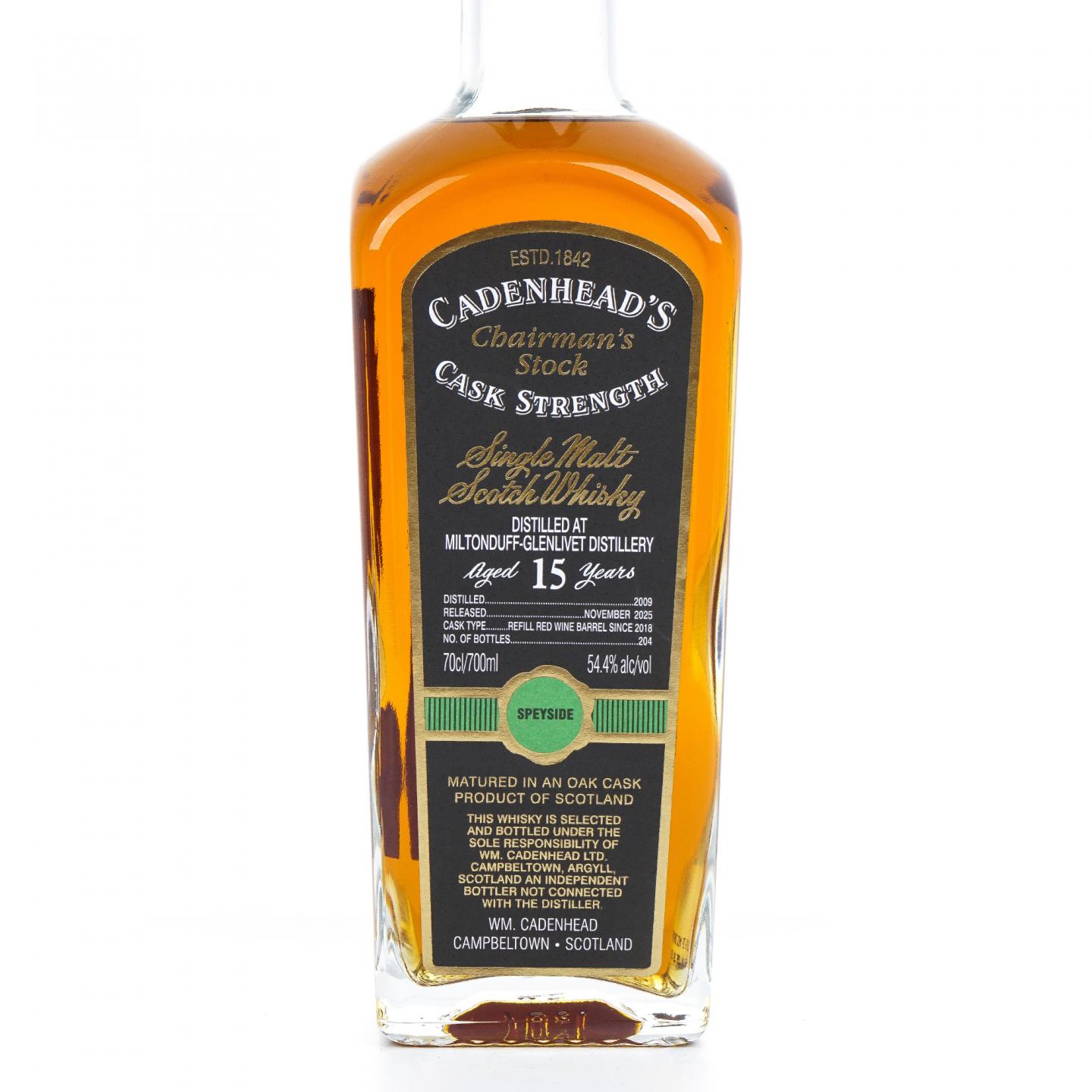 Miltonduff 弥尔顿达夫 15年 2009-2025 CA