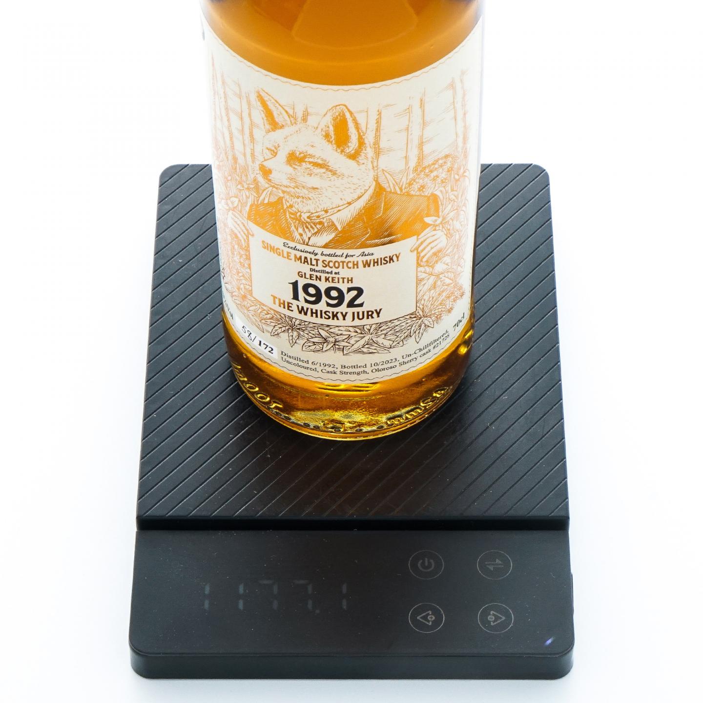 Glen Keith 格兰契斯 1992-2023 雪莉桶 桶强 TWJ