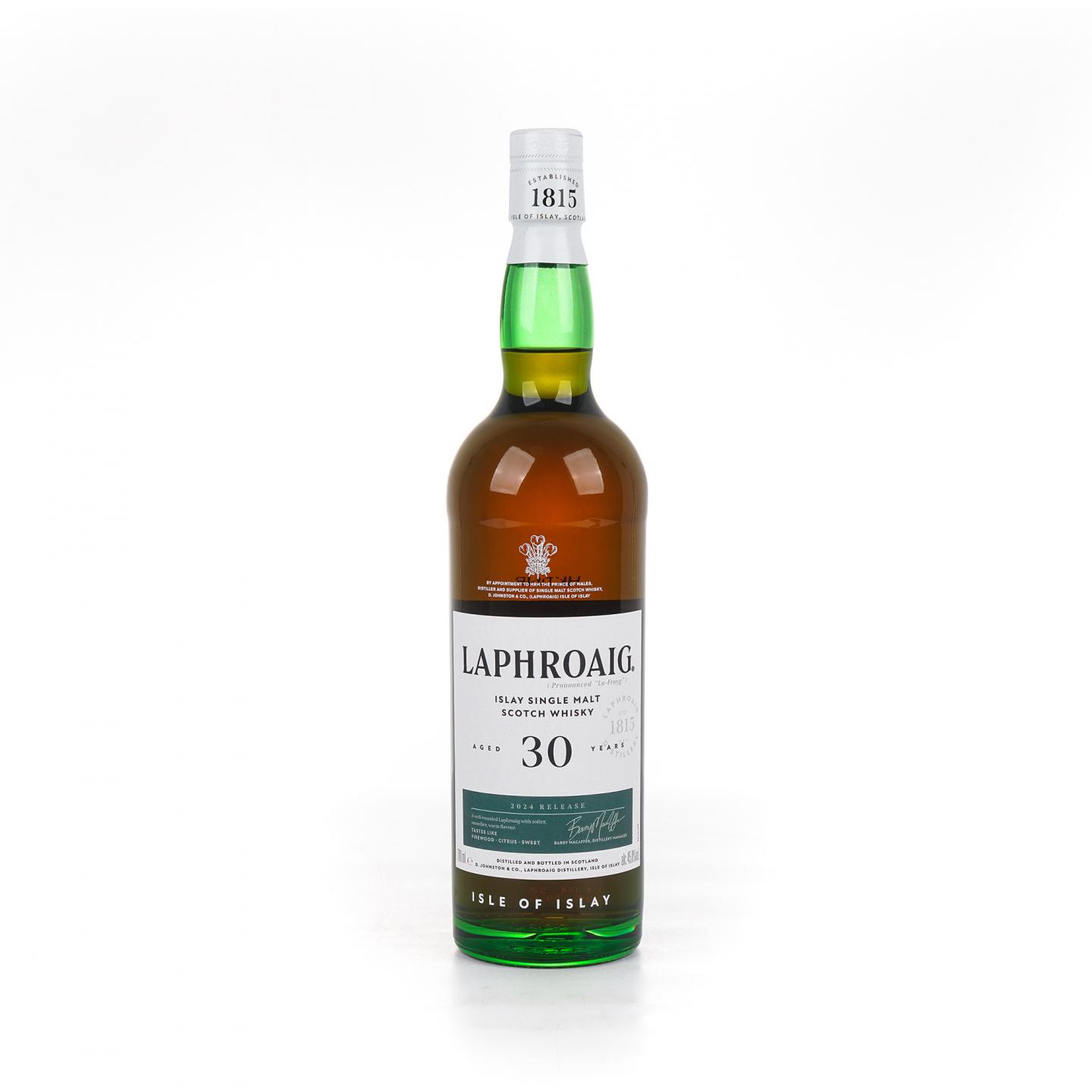 Laphroaig 拉弗格 30年 2024 Release