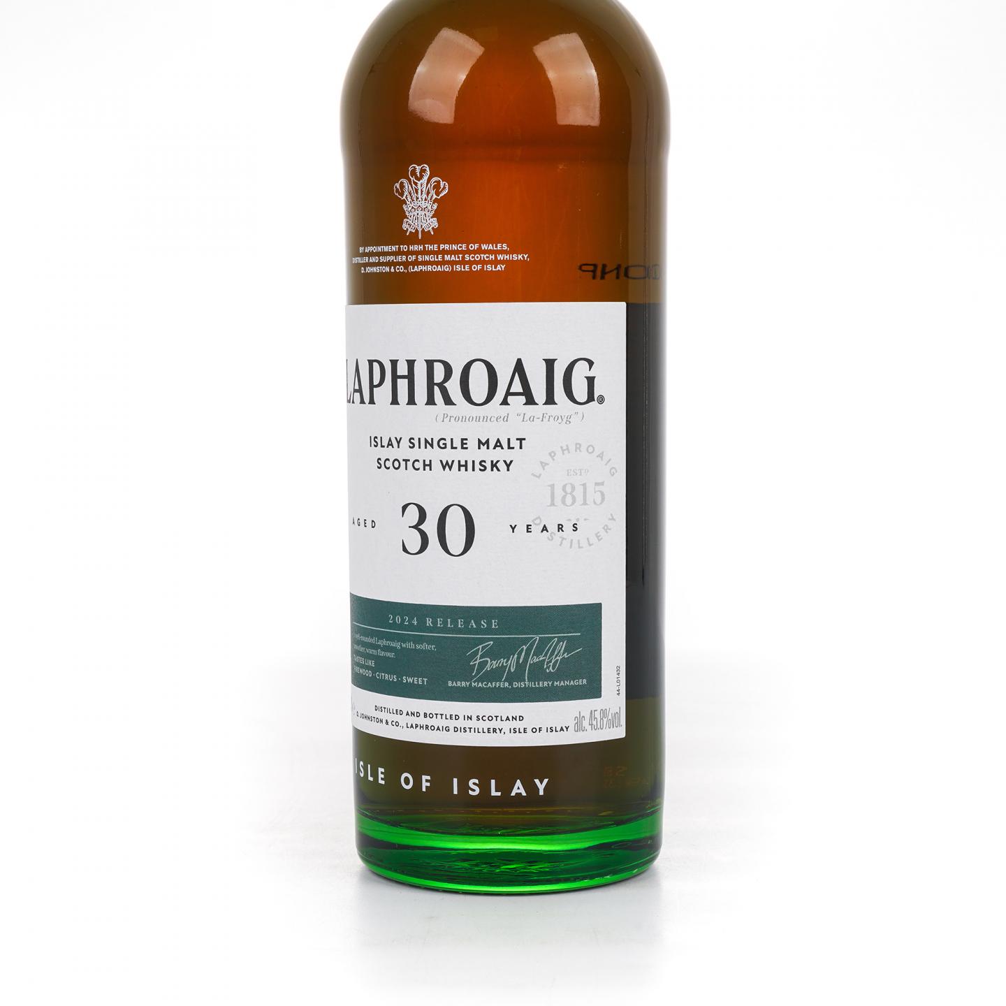 Laphroaig 拉弗格 30年 2024 Release