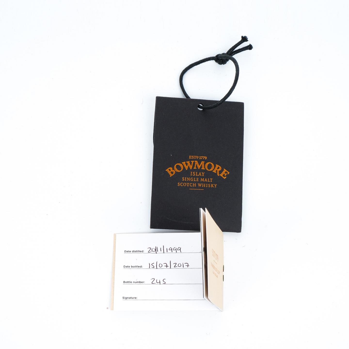 Bowmore 波摩 1999-2017 雪莉桶 Hand-Filled 55.7%Vol.