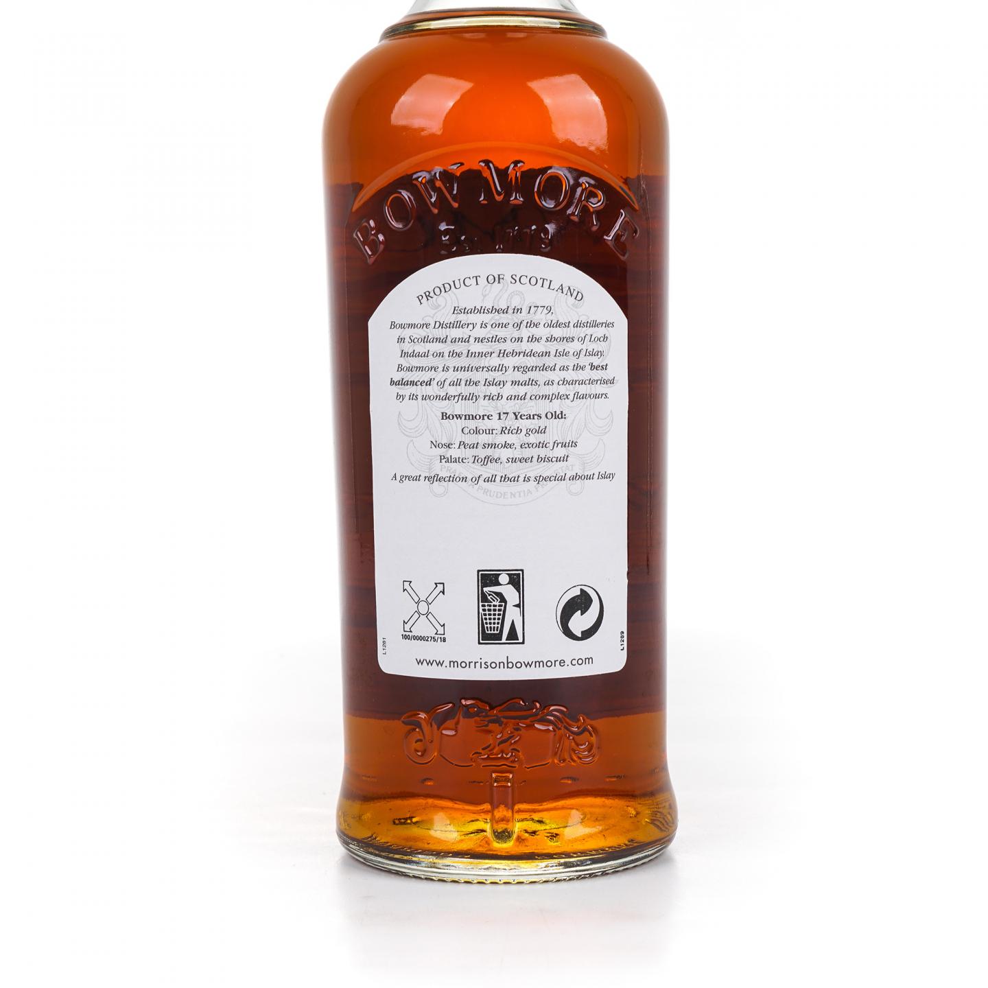 Bowmore 波摩 17年 海鸥标