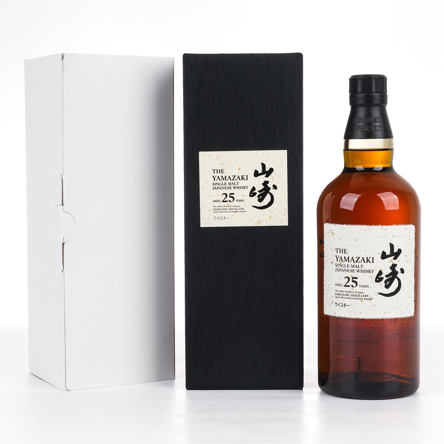 山崎 25年 新版 礼盒 43%